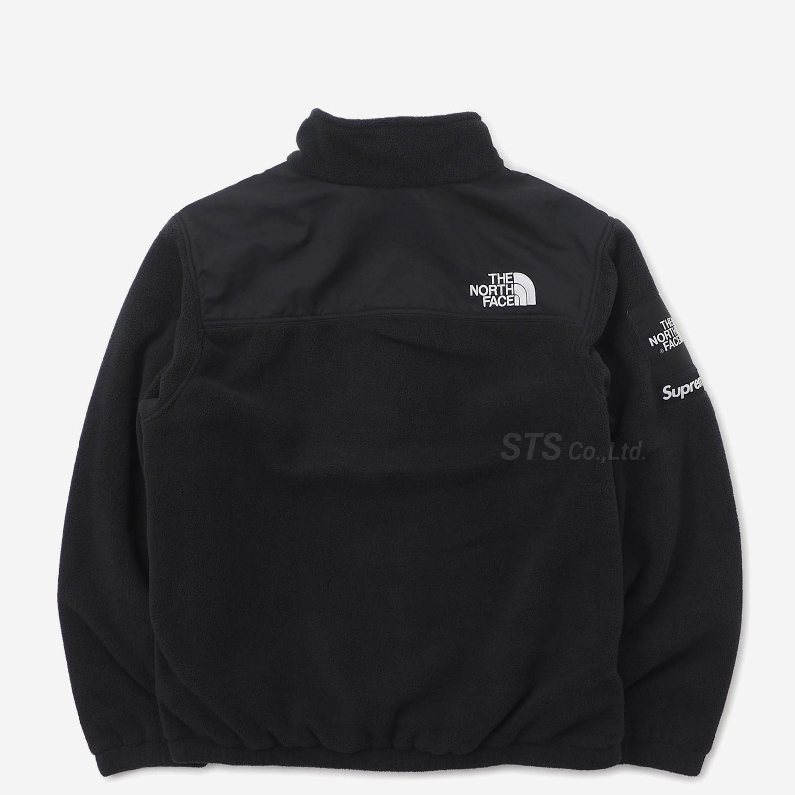 送料込 supreme north face fleece jacket 黒　M