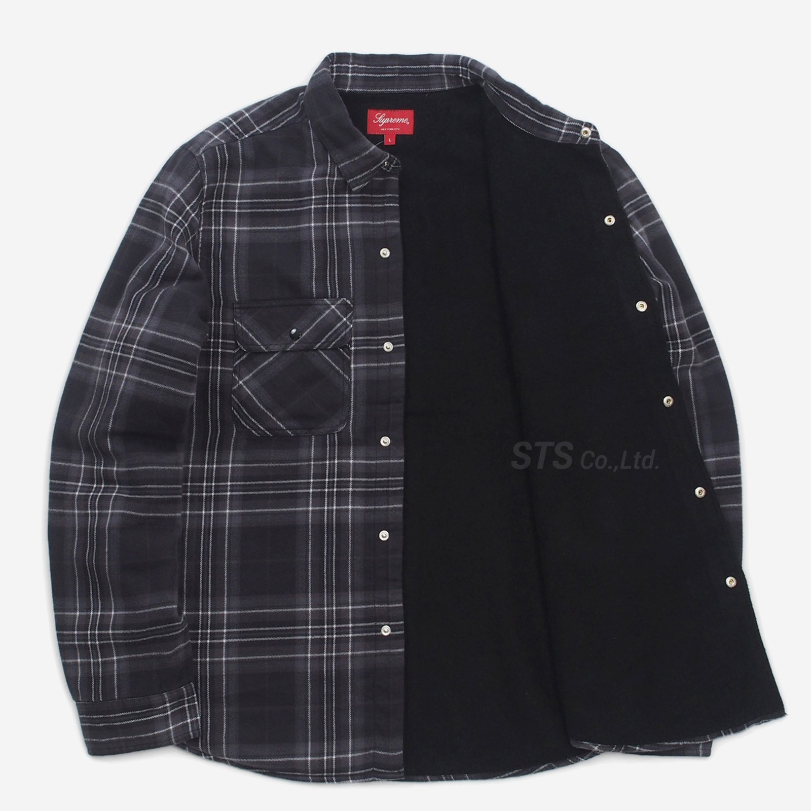 Supreme - Pile Lined Plaid Flannel Shirt - ParkSIDER