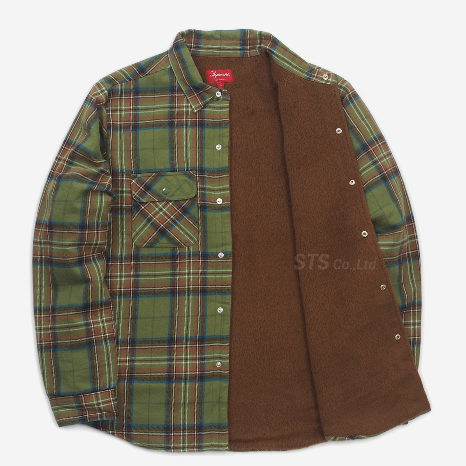 Supreme - Supreme Pile Lined Plaid Flannel Shirt の+bonfanti.com.br