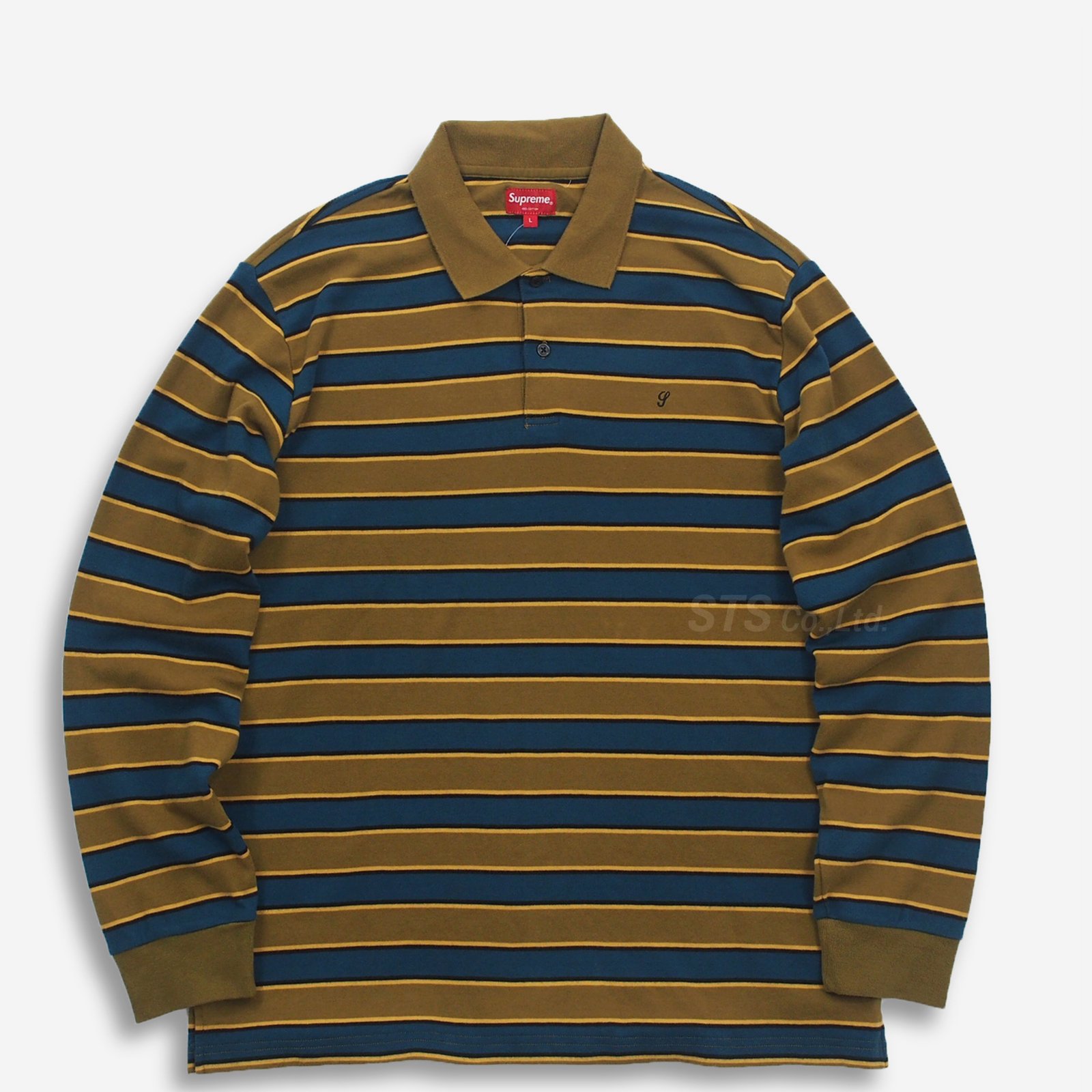 Supreme - Striped L/S Polo - ParkSIDER