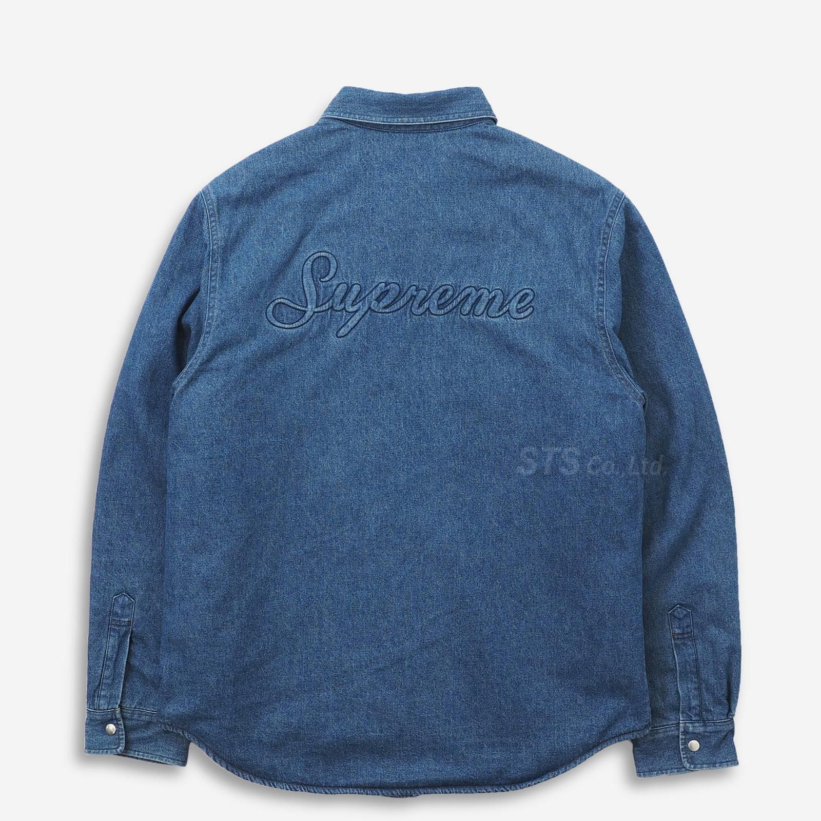 どなたでも購入可 シュプリームSherpa Lined Denim Shirt