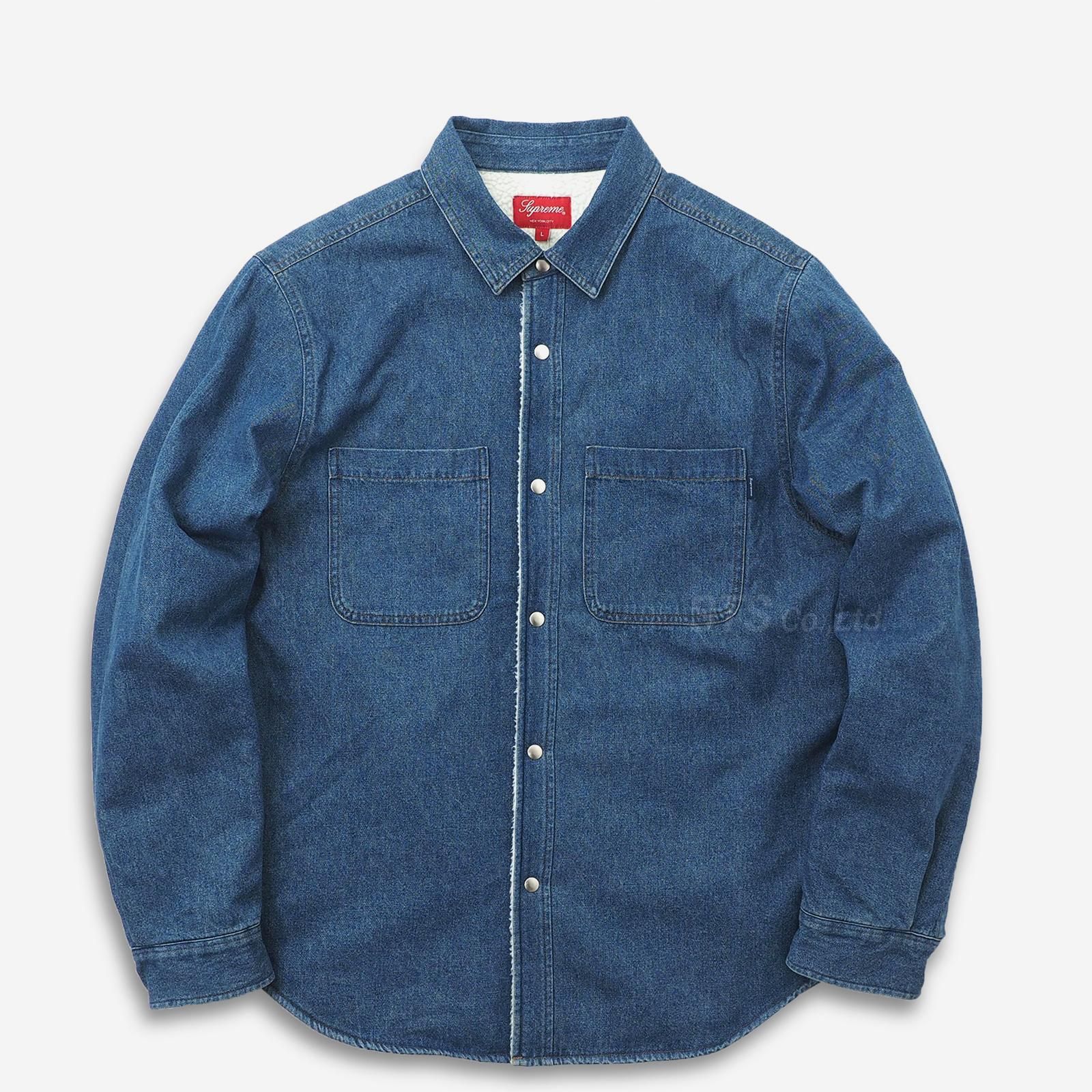 Mサイズ supreme sherpa lined denim shirt