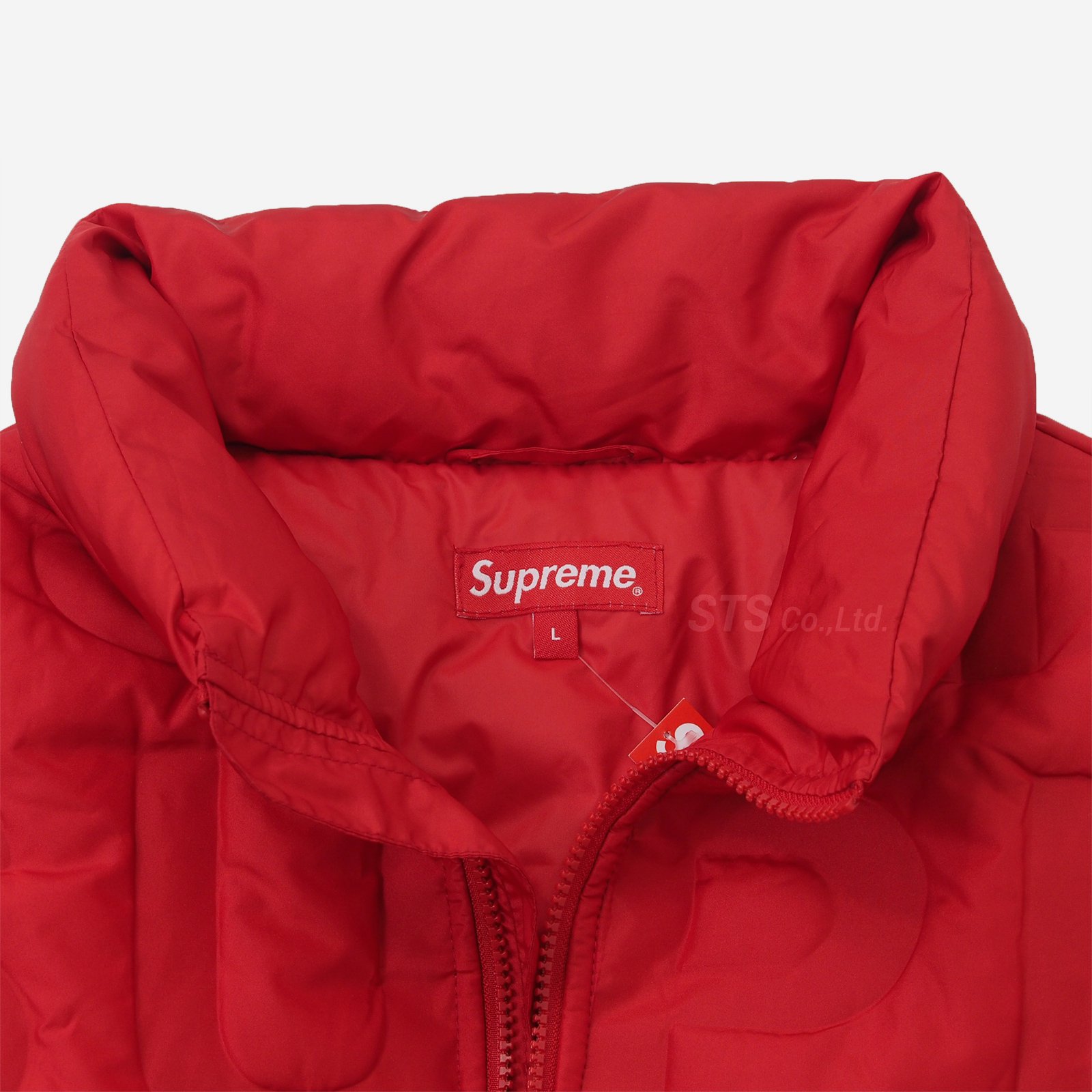 Supreme Bonded Logo Puffy Jacket Olive