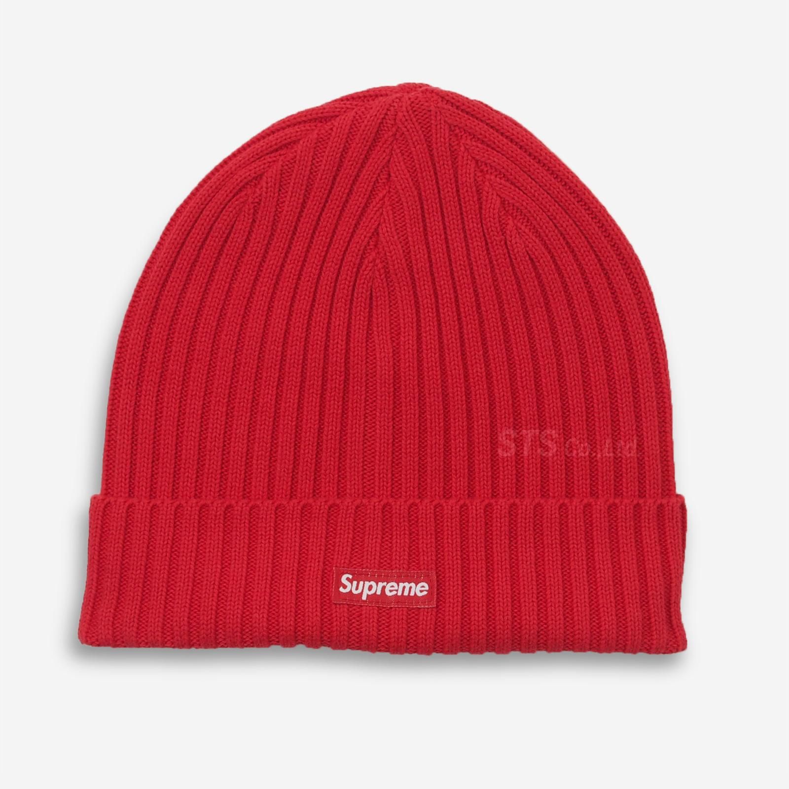 SUPREME Overdyed Beanie Red ビーニー レッド