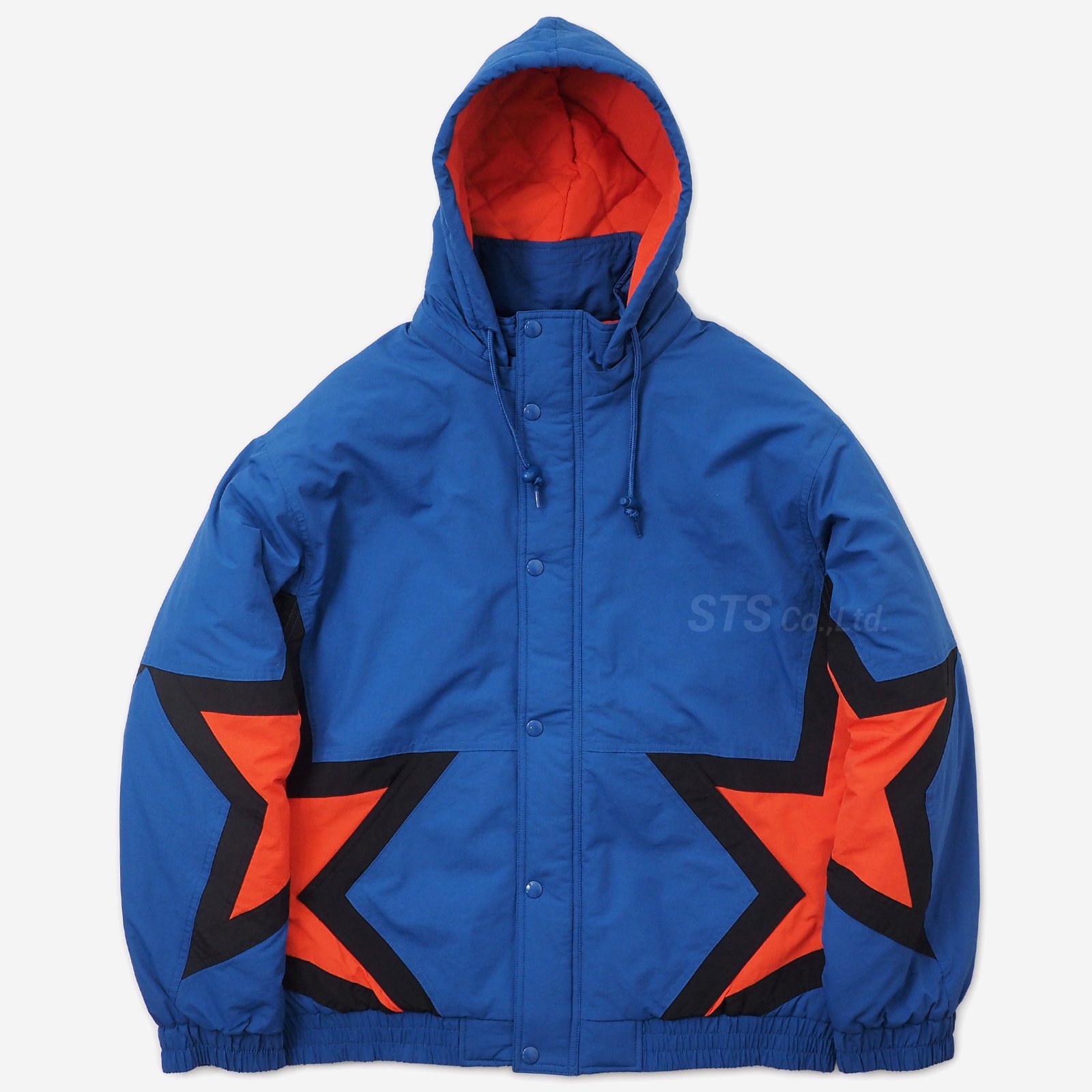 supreme Stars Puffy Jacket sサイズ 白