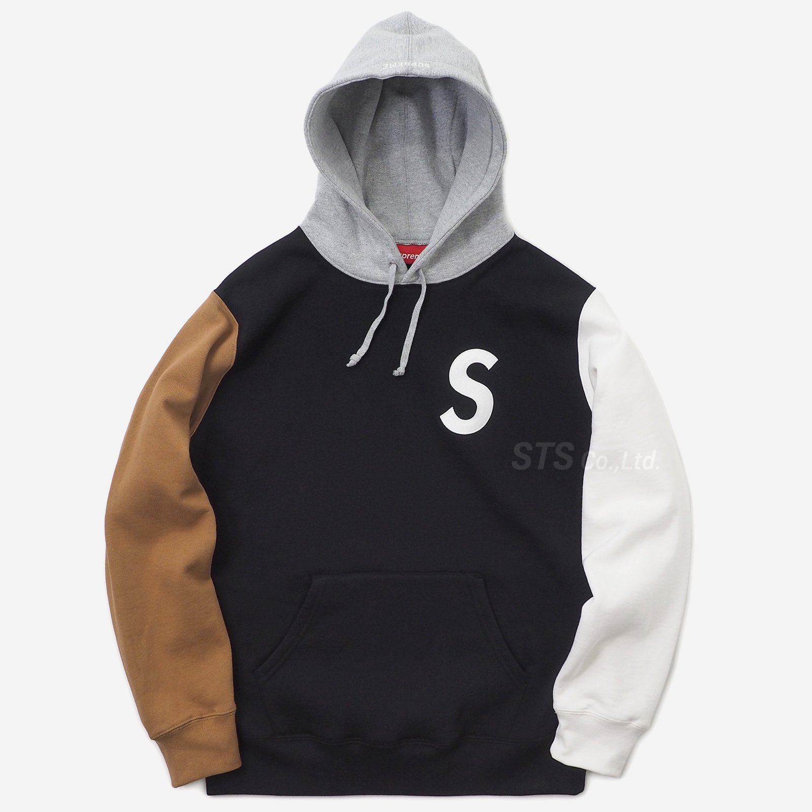 Supreme - S Logo Colorblocked Hooded Sweatshirt - ParkSIDER