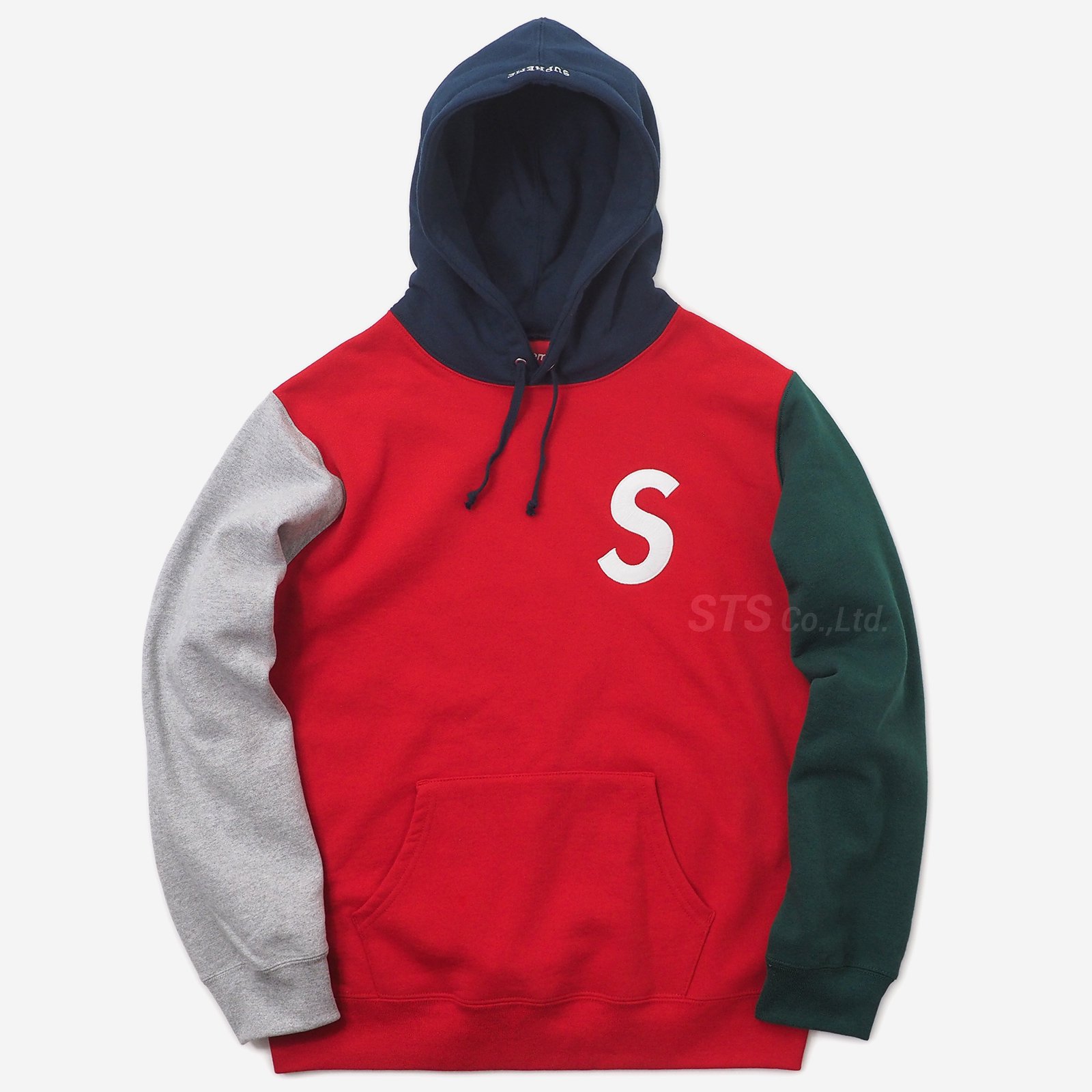 Supreme - S Logo Colorblocked Hooded Sweatshirt - ParkSIDER