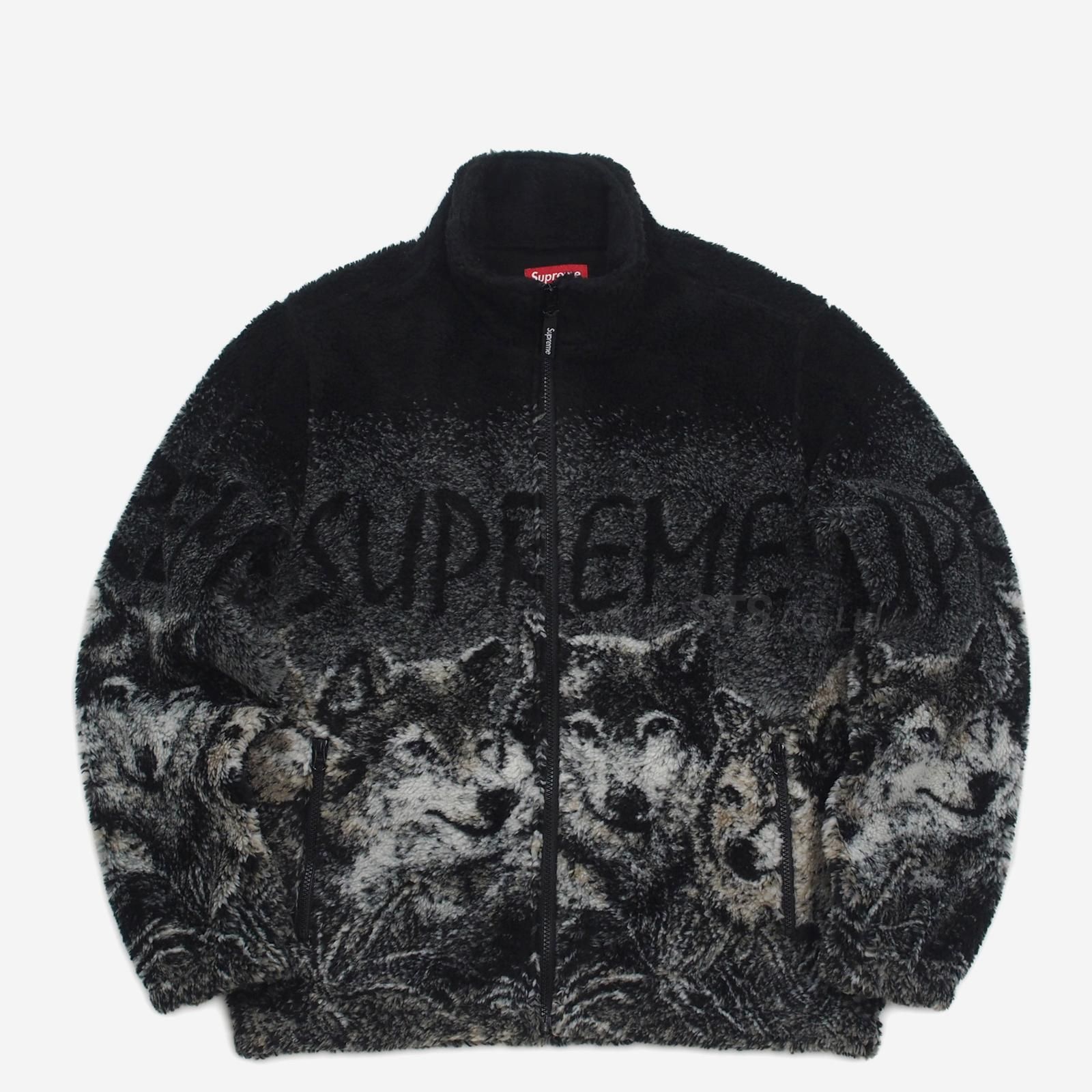 supreme wolf fleece jacket