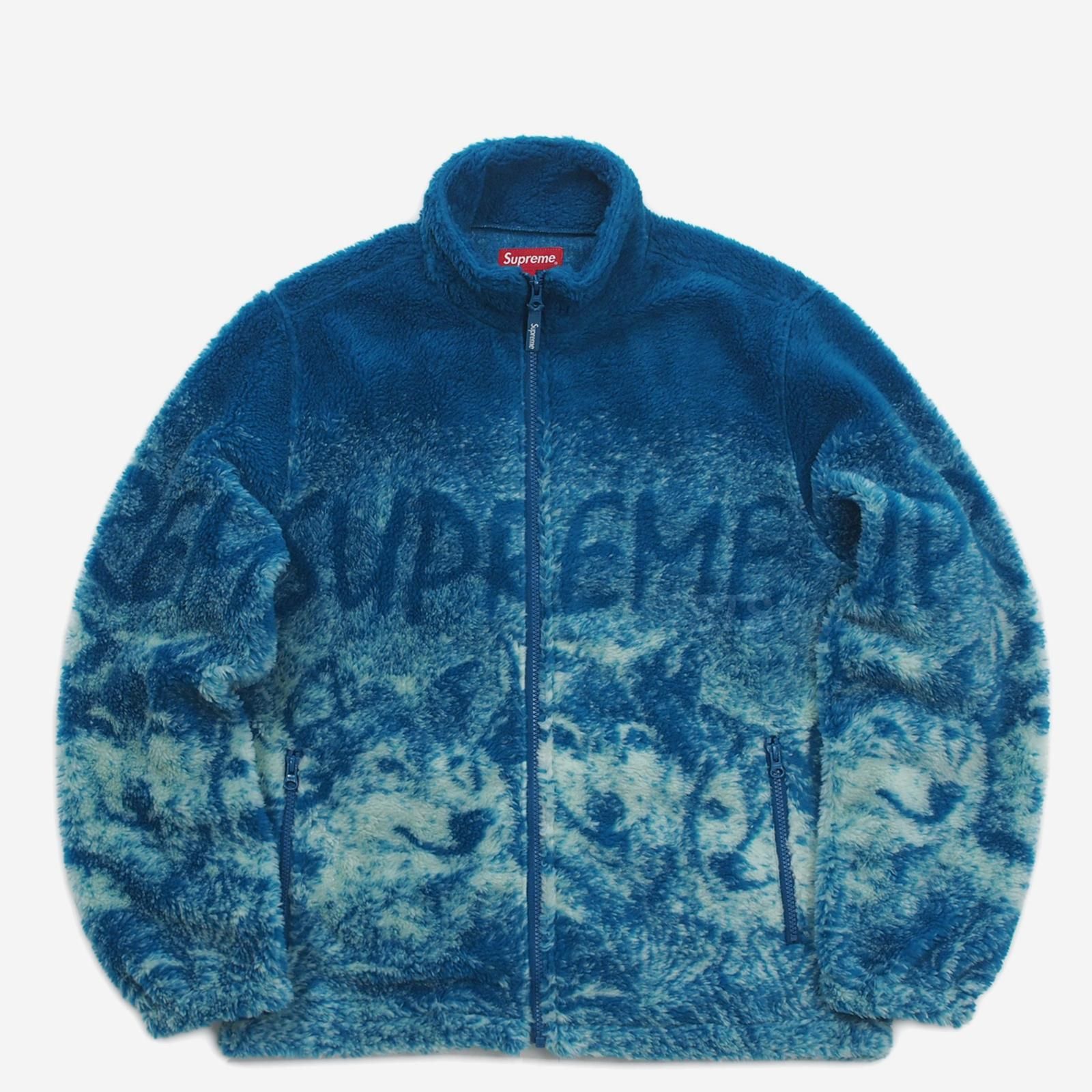 Supreme wolf fleece outlet jacket