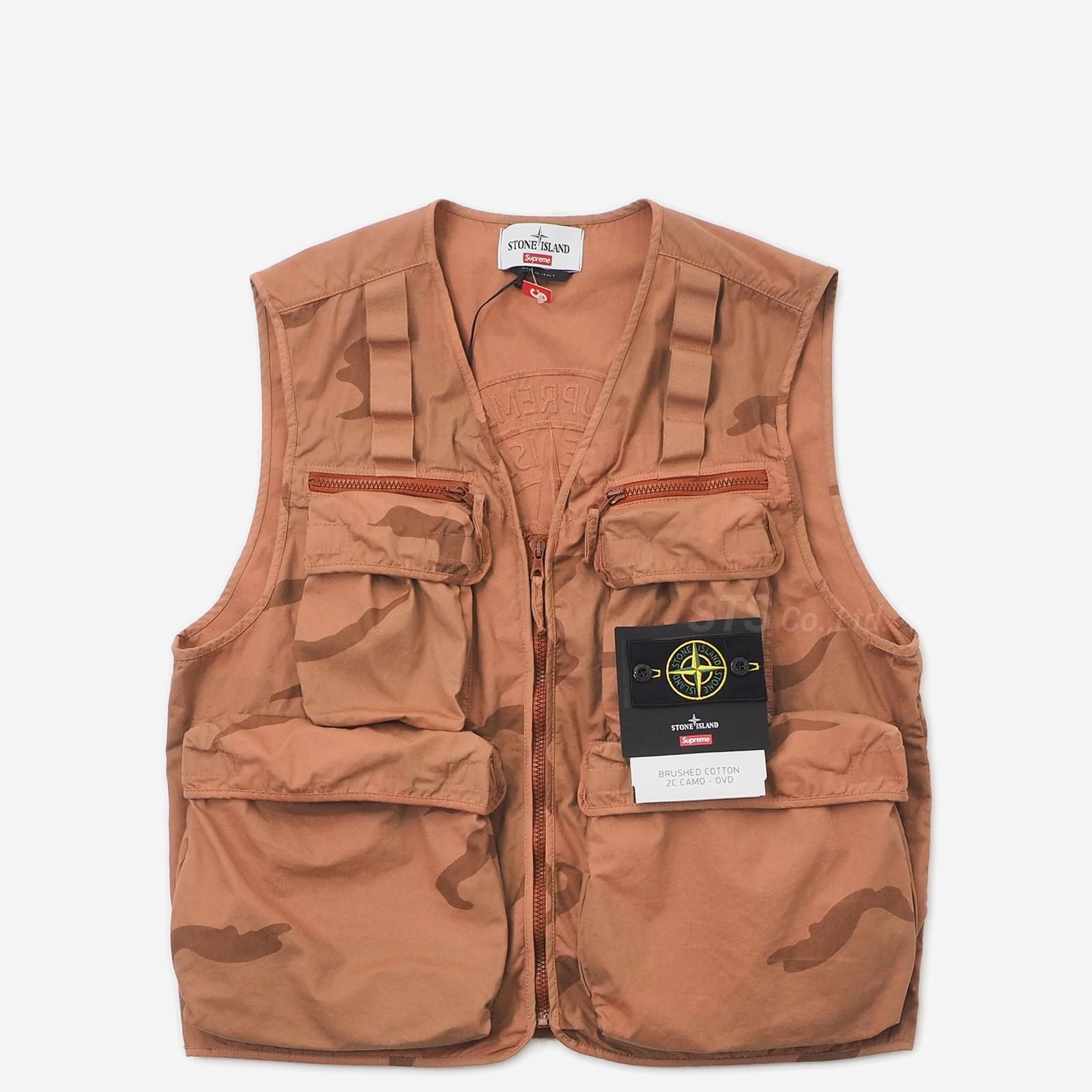 ????超希少???? Supreme/Stone Island CamoCargoVest