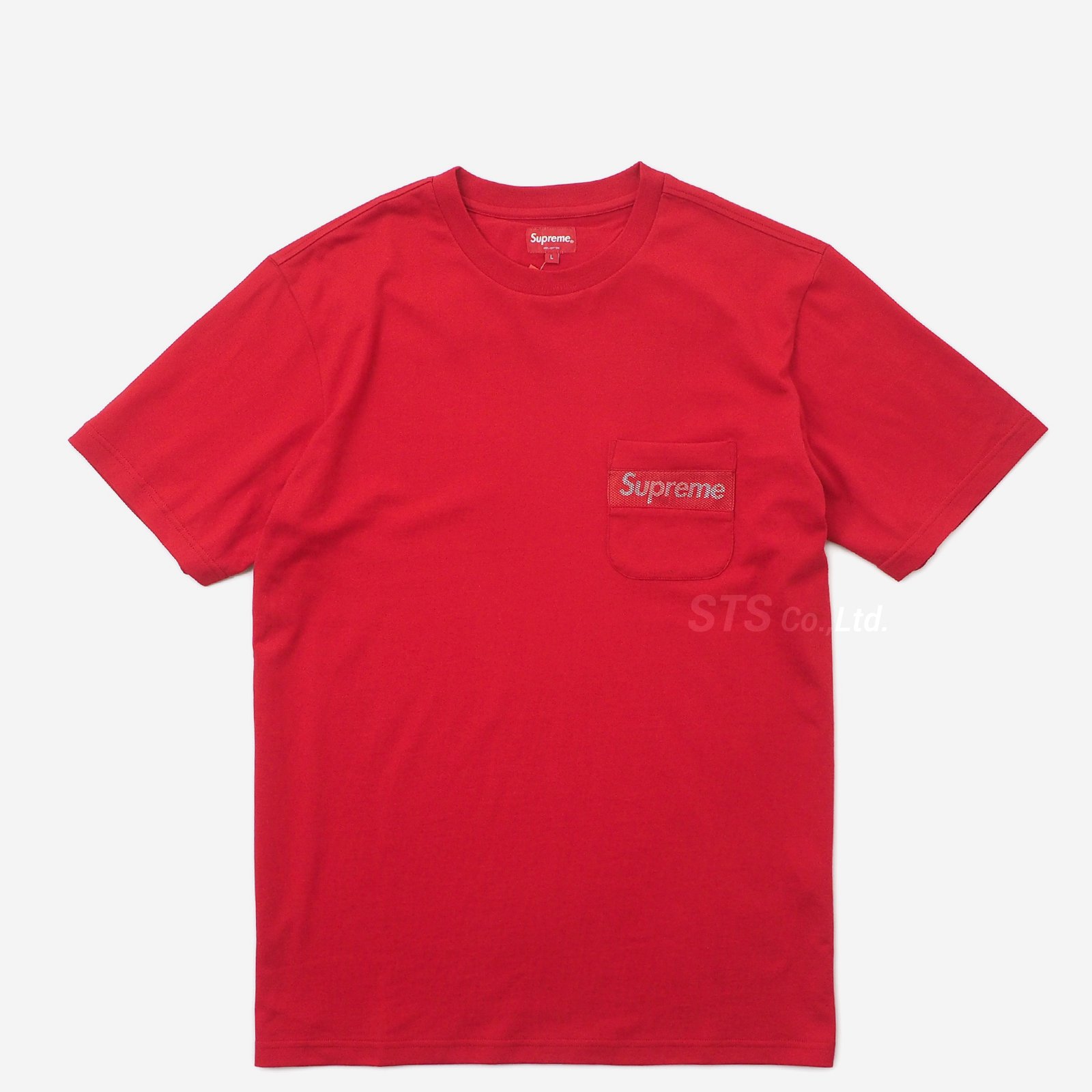 Supreme 19SS mesh stripe pocket tee Tシャツ - rehda.com