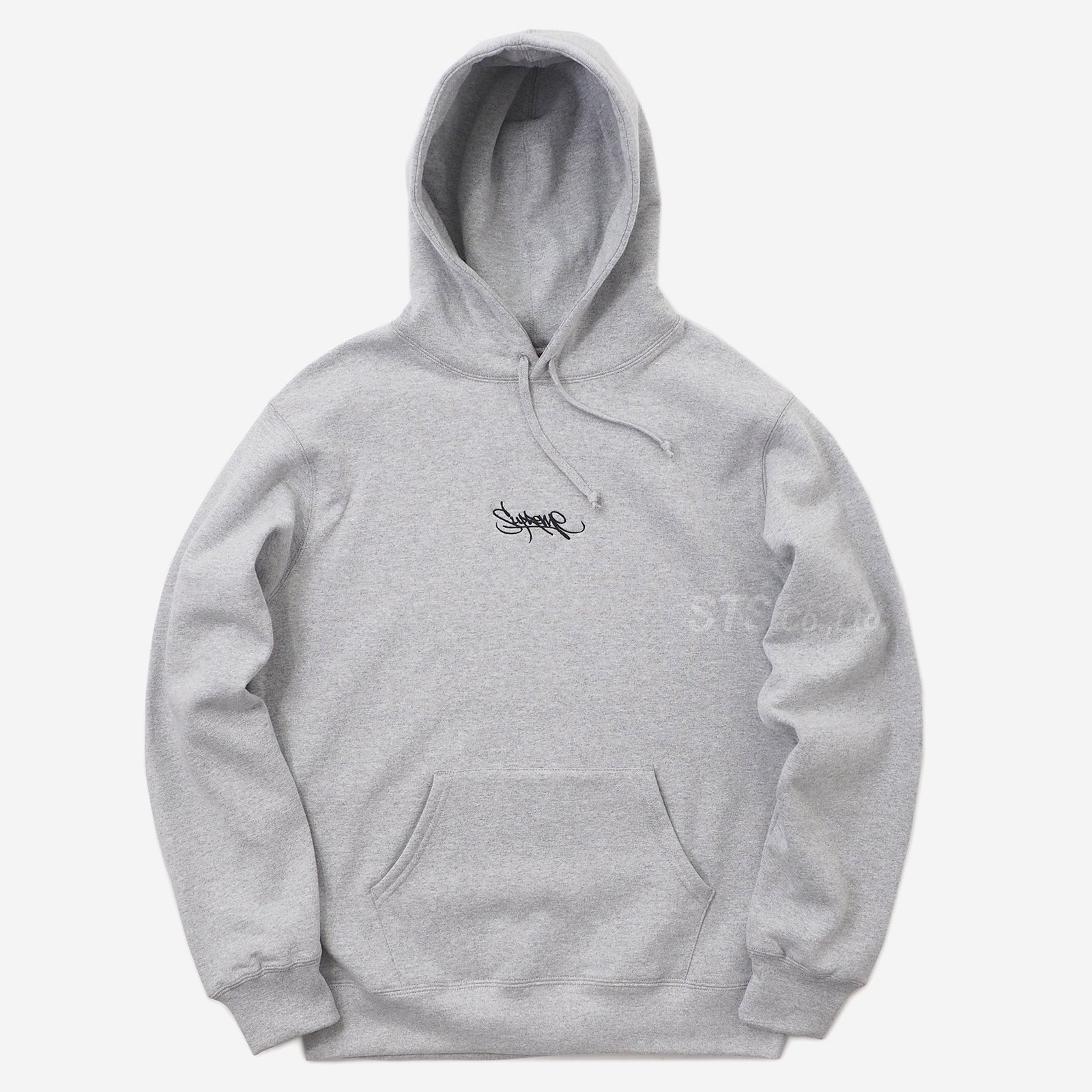 Supreme 2019SS Tag Logo Hooded Sweatshirt シュプリーム タグロゴフーデッドスウェットシャツ プルオーバーパーカー ロゴ刺繍 フューチュラロゴ ブラック サイズS 【221214】【新古品】【me04】