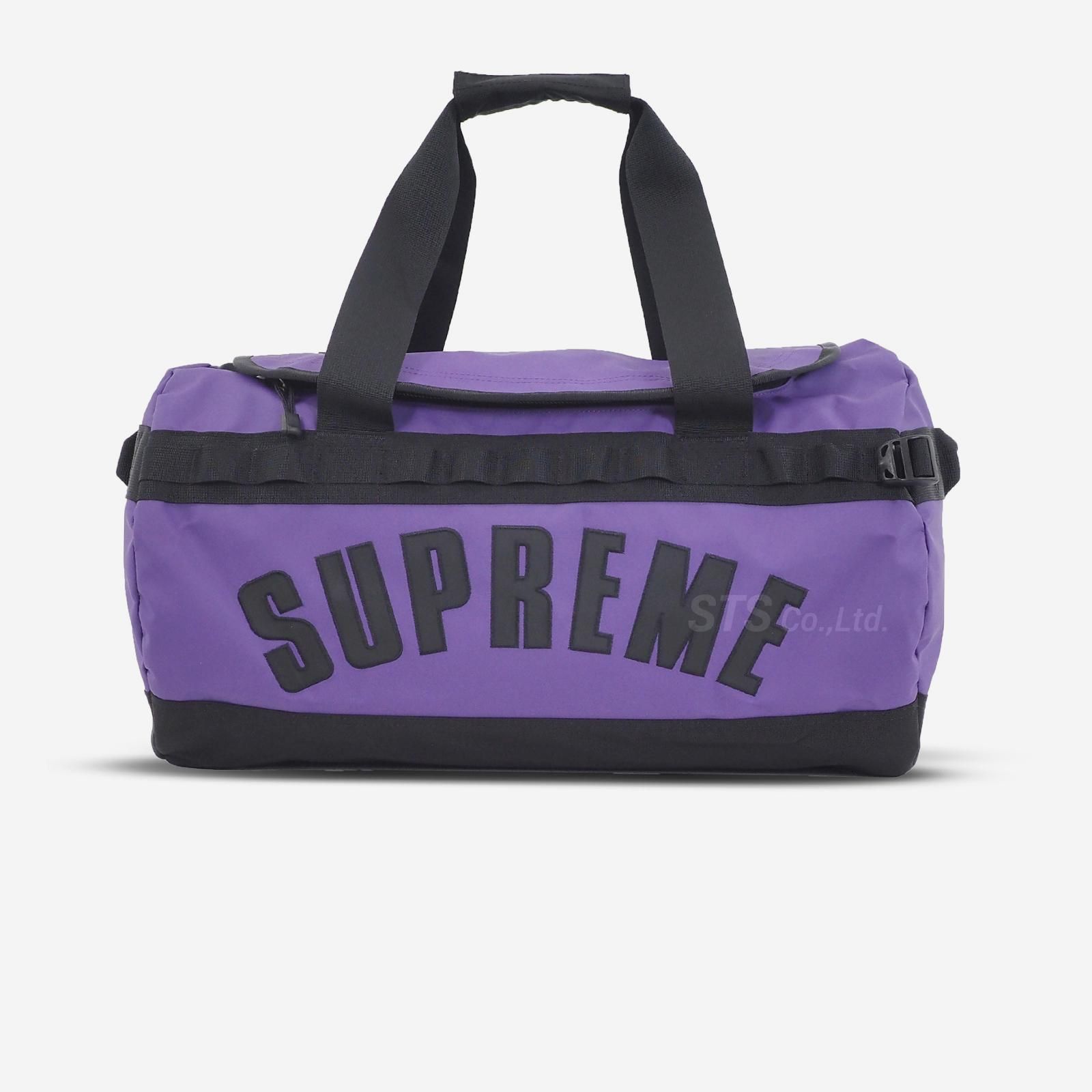 Supreme purple best sale duffle bag