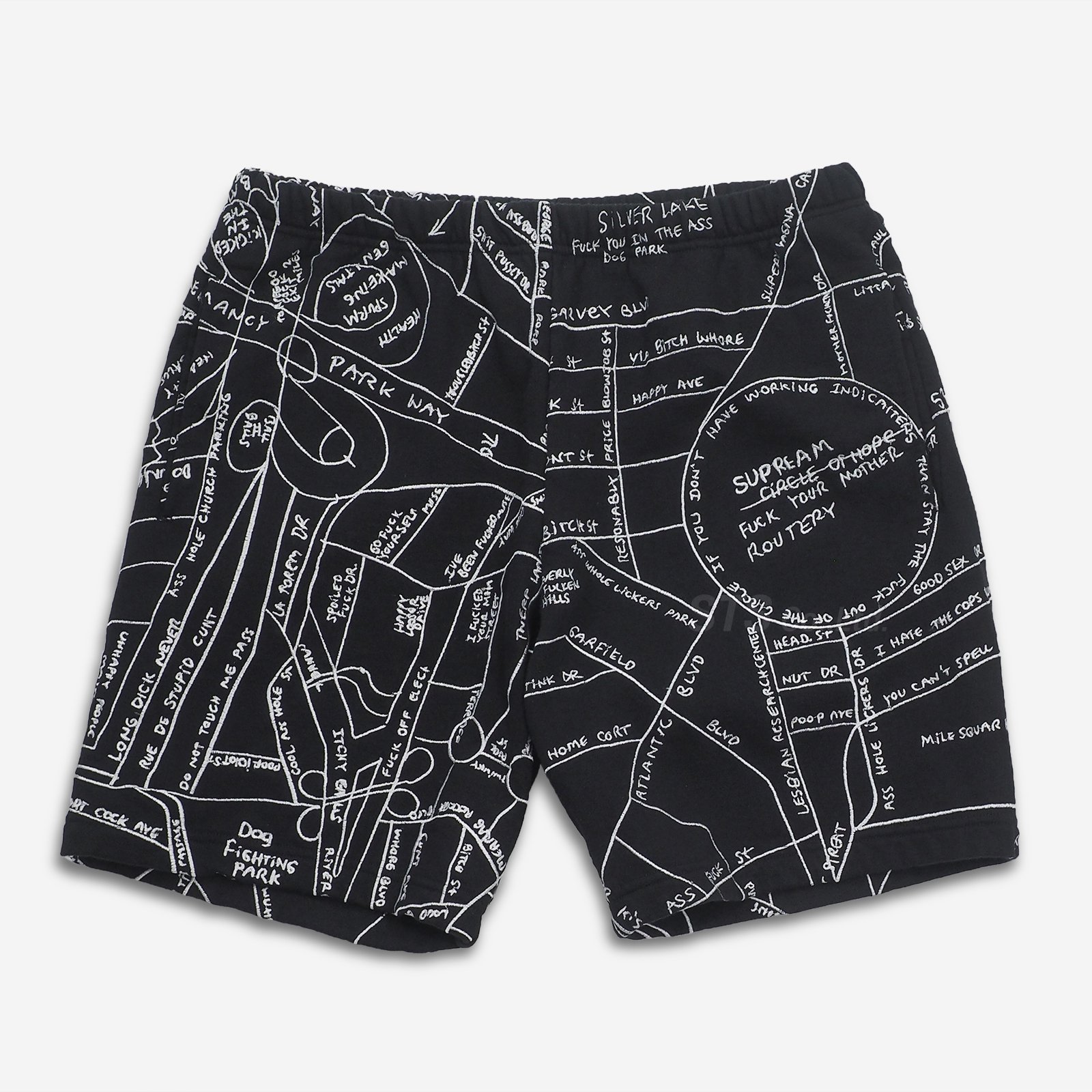 Supreme - Gonz Embroidered Map Sweatshort - ParkSIDER