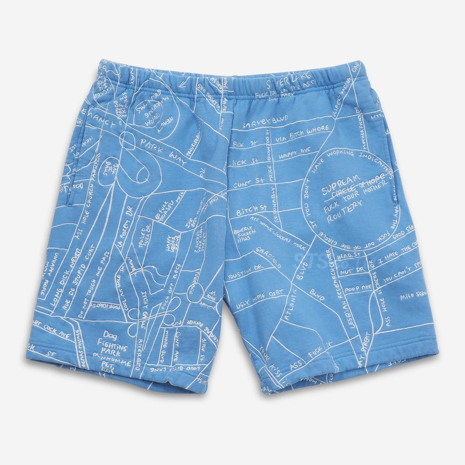 ウェア Supreme Gonz Embroidered Map Sweatshort RARE SUPREME Gonz Embroidered Map Sweatshorts Size-S | eBay
