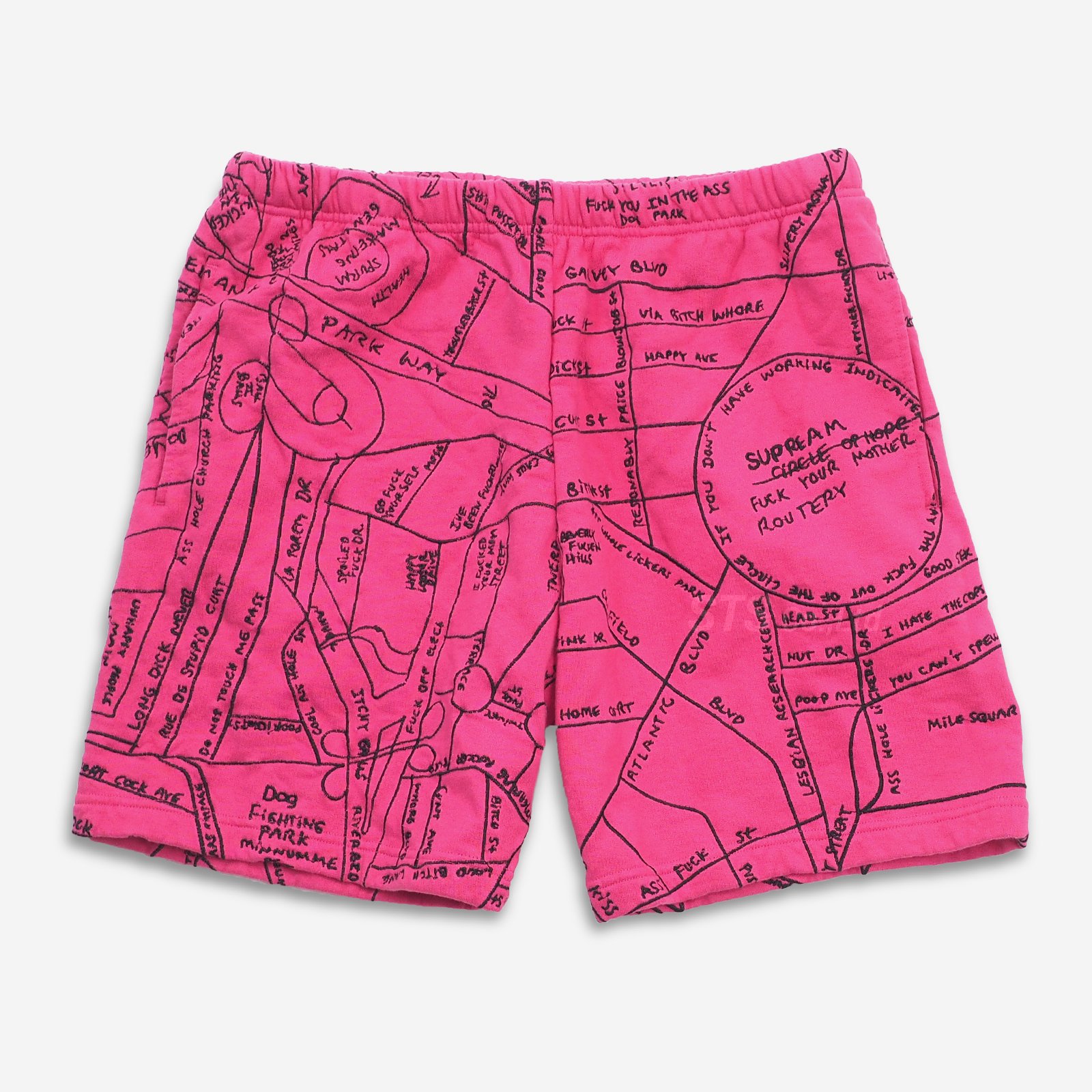 シュプリーム Gonz Embroidered Map Sweatshort - ショートパンツ