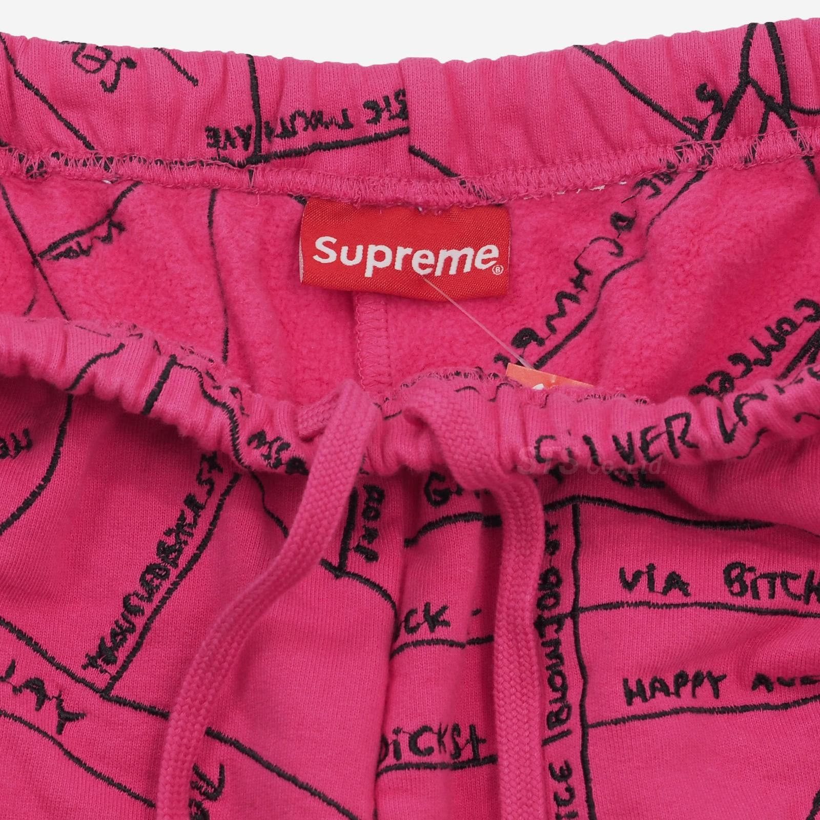 Supreme - Gonz Embroidered Map Sweatshort - ParkSIDER
