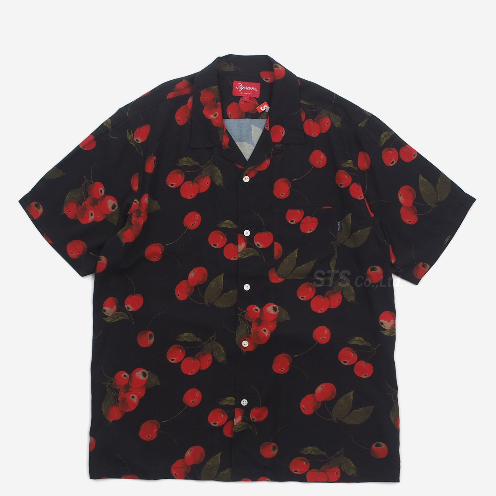 Supreme - Cherry Rayon S/S Shirt - ParkSIDER