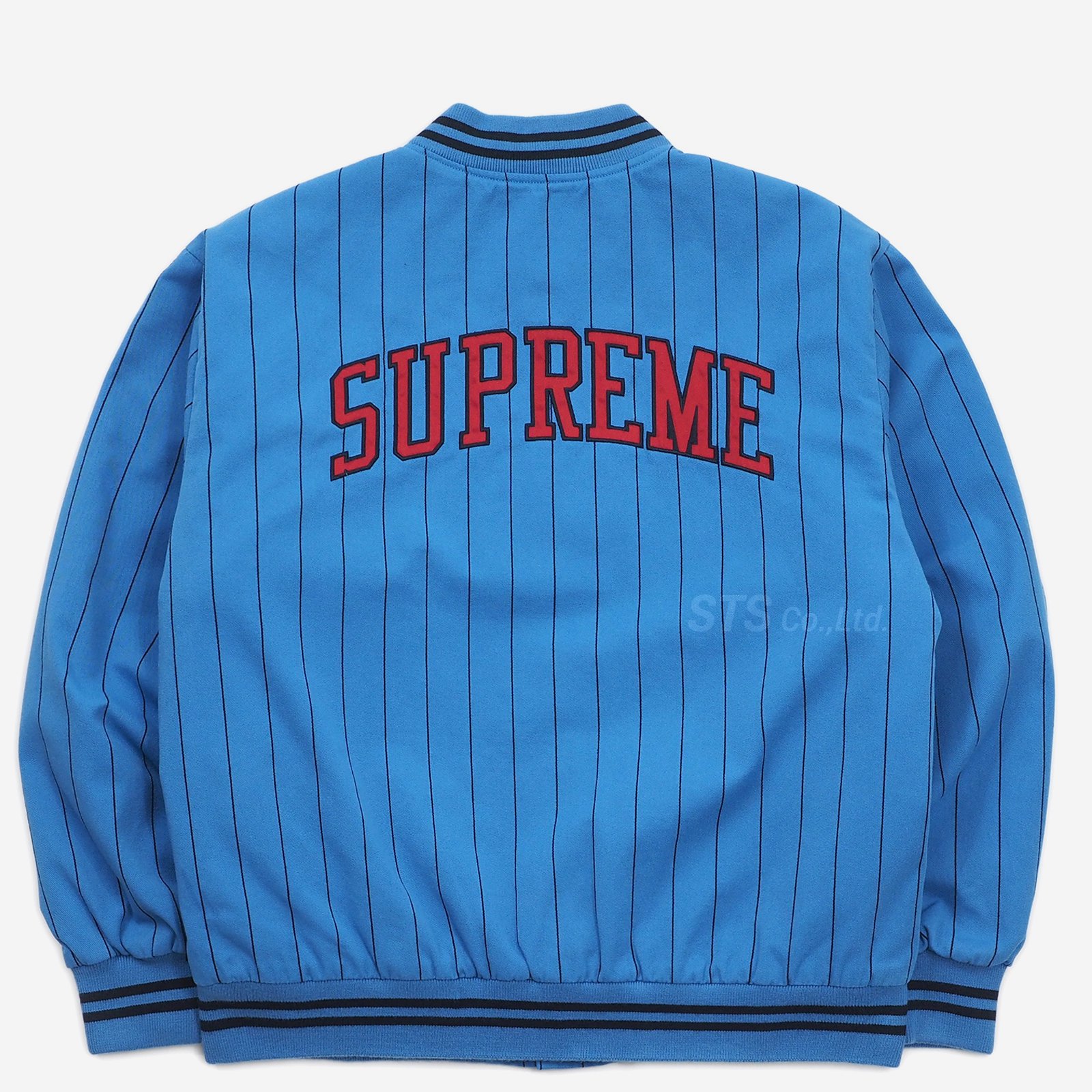 Supreme - Pinstripe Varsity Jacket - ParkSIDER