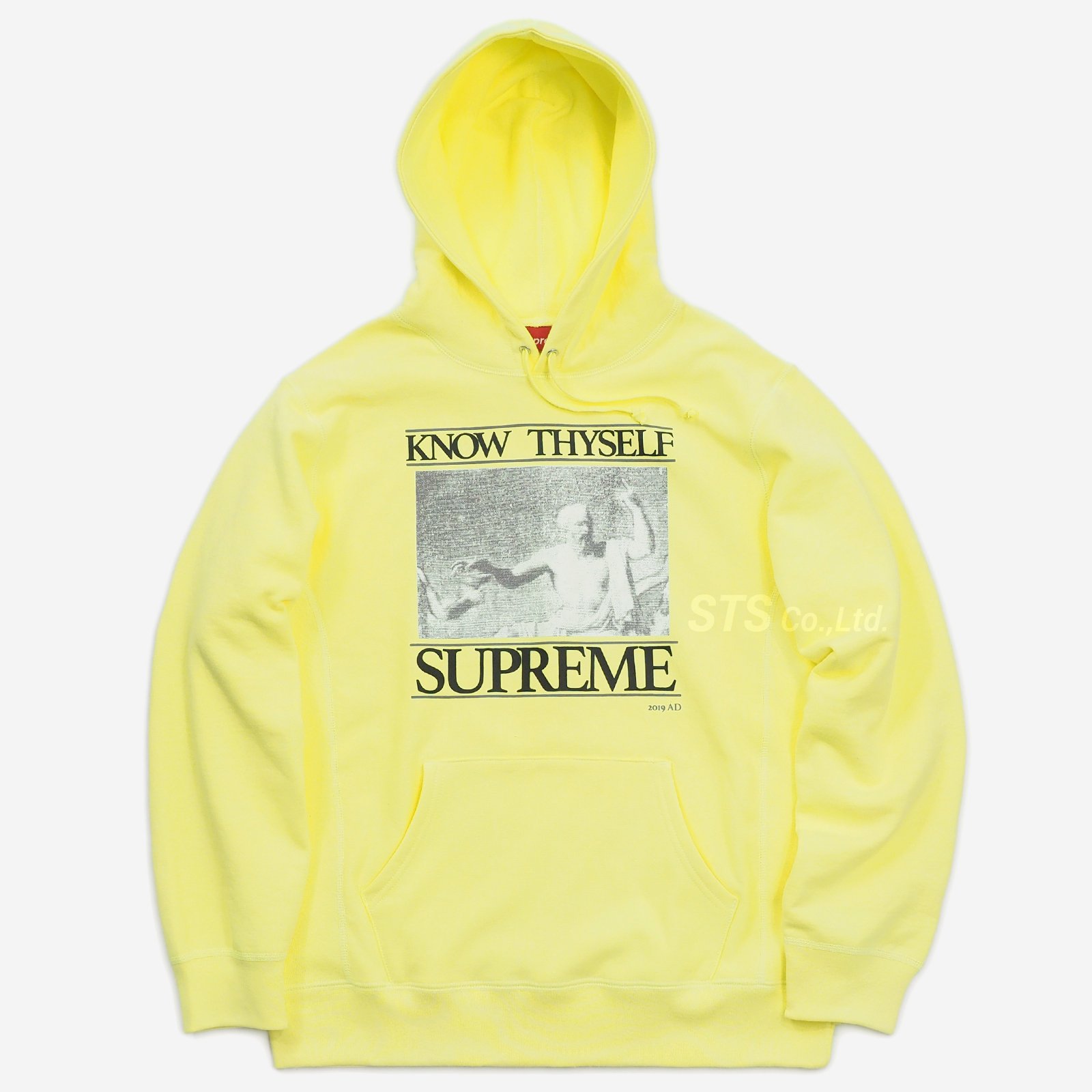 Supreme classic ad hooded sweatshirt L 黄