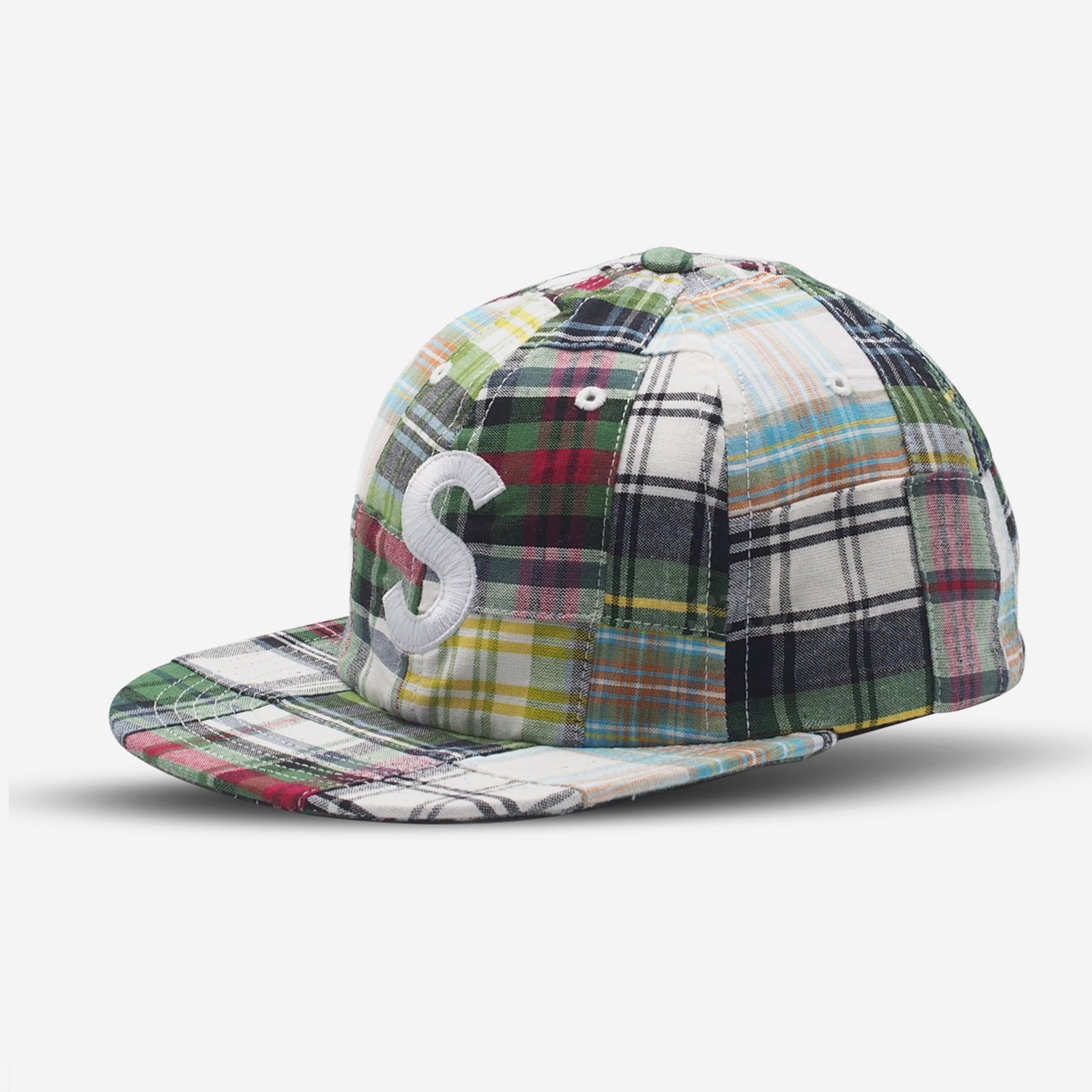 Supreme - Patchwork Madras S Logo 6-Panel - ParkSIDER