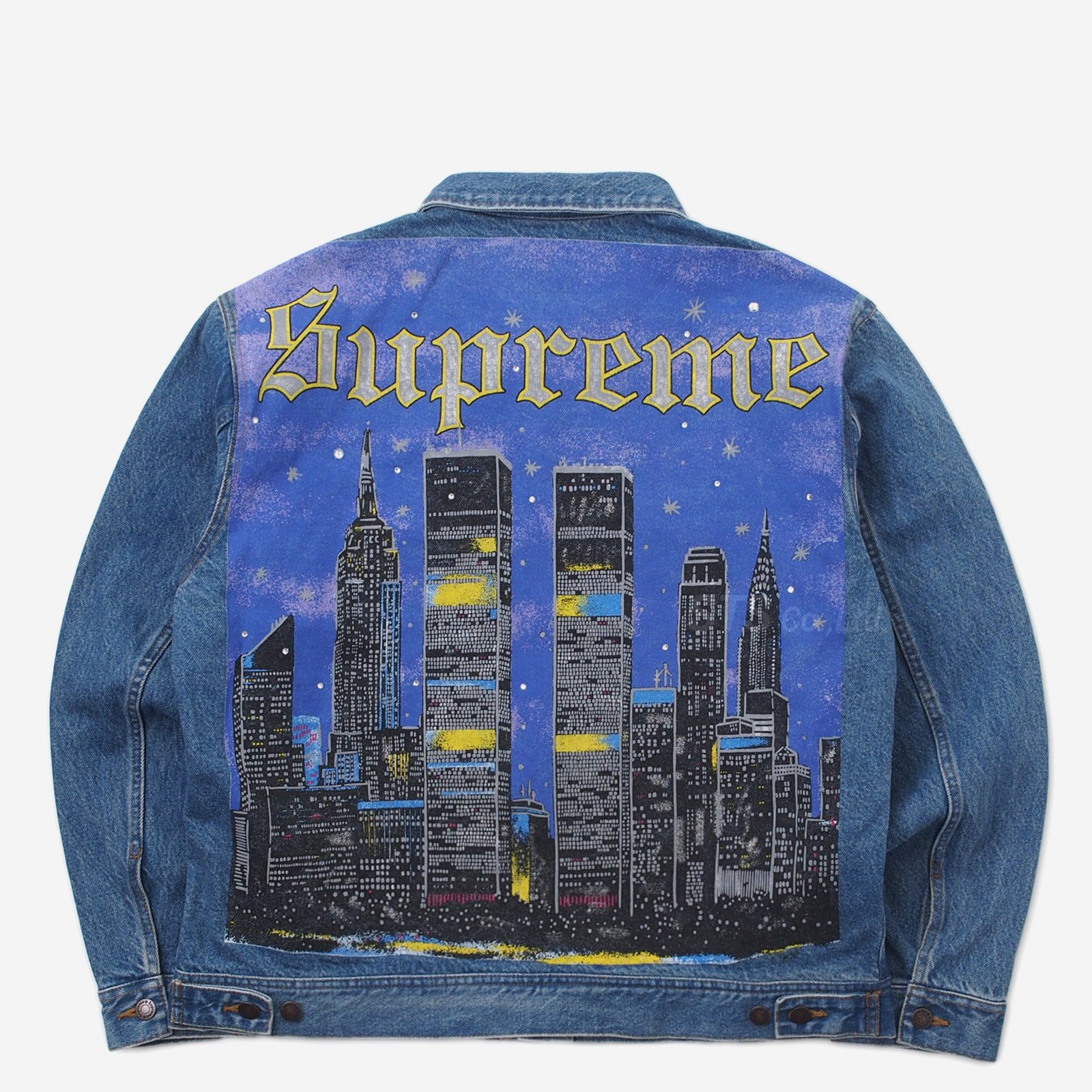 Supreme☆New York Painted Trucker Jacket