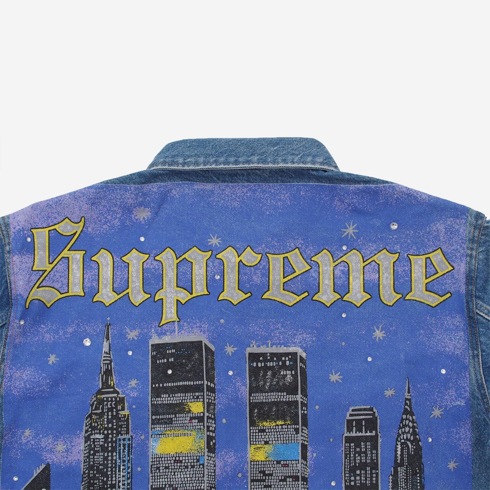 Supreme - New York Painted Trucker Jacket - ParkSIDER