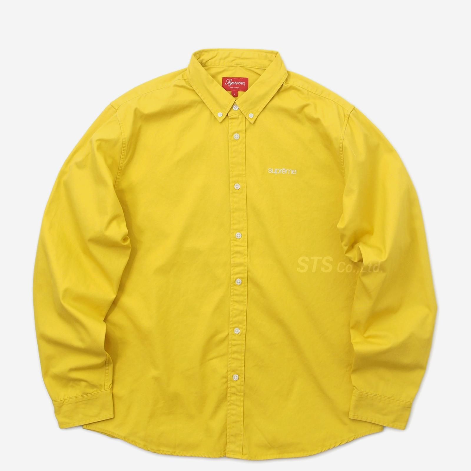supreme washed twill shirt