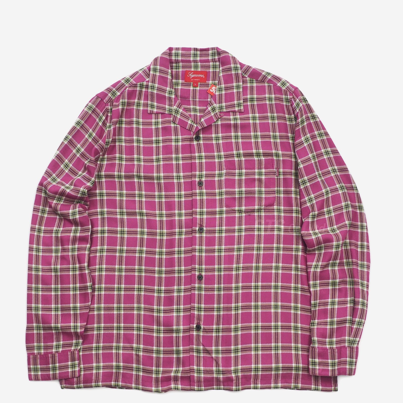 Supreme - Plaid Rayon Shirt - ParkSIDER