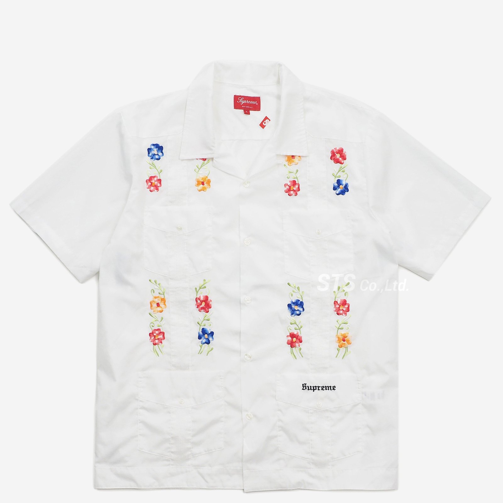 Supreme - Flowers Guayabera S/S Shirt - ParkSIDER