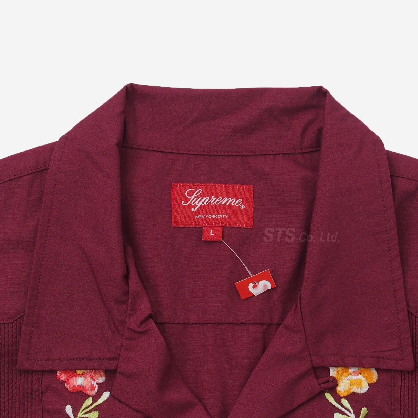 Supreme - Flowers Guayabera S/S Shirt - ParkSIDER