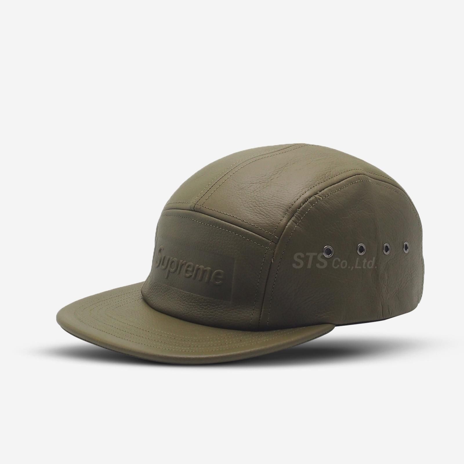 Supreme - Pebbled Leather Camp Cap - ParkSIDER