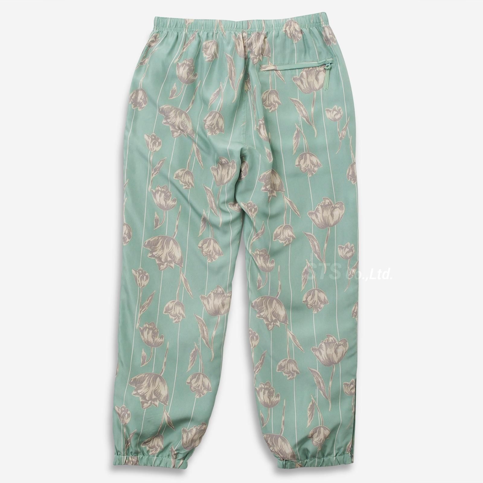 Supreme Floral Silk Track Jacket Pants | hartwellspremium.com