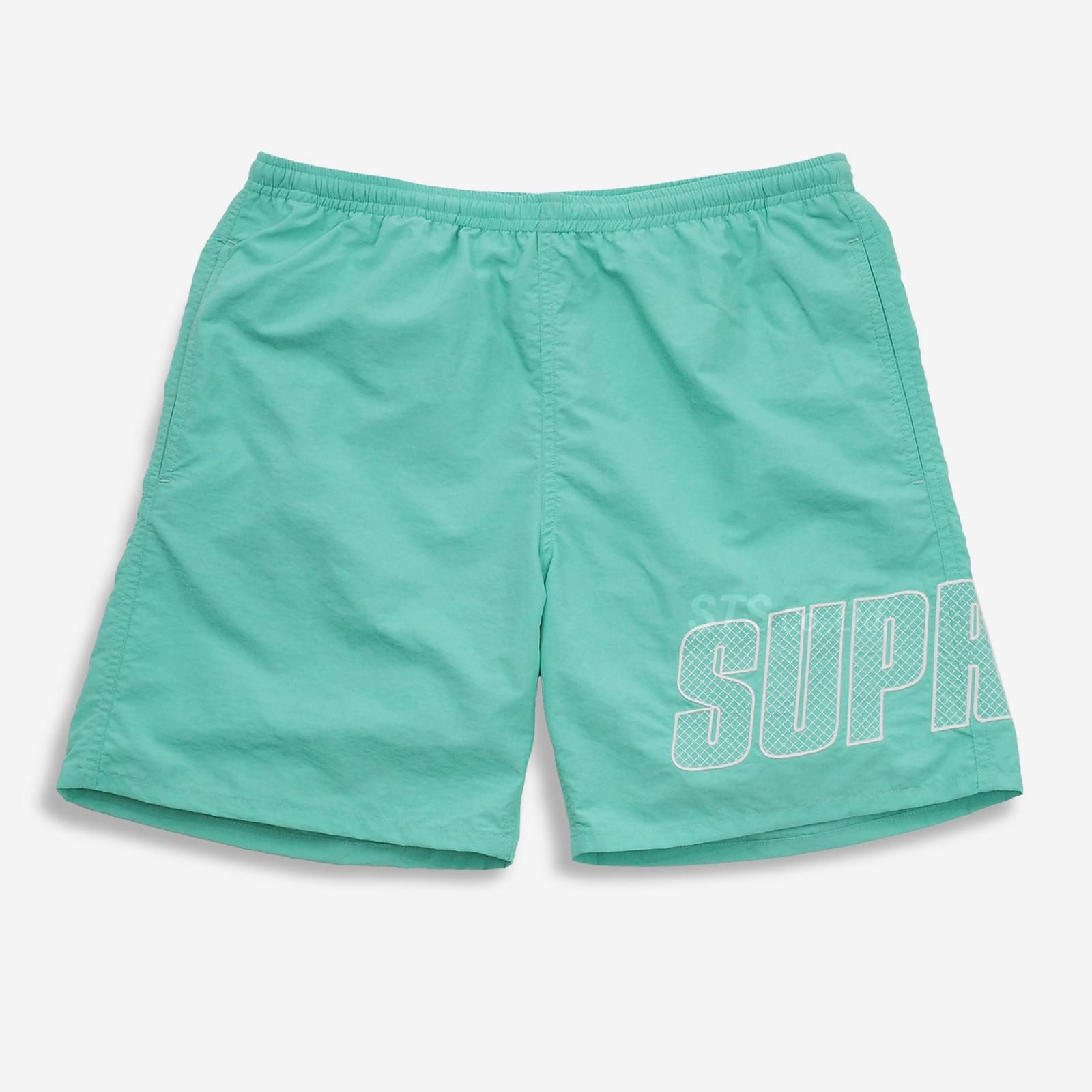 Supreme Logo Applique Water Short【ブラック】