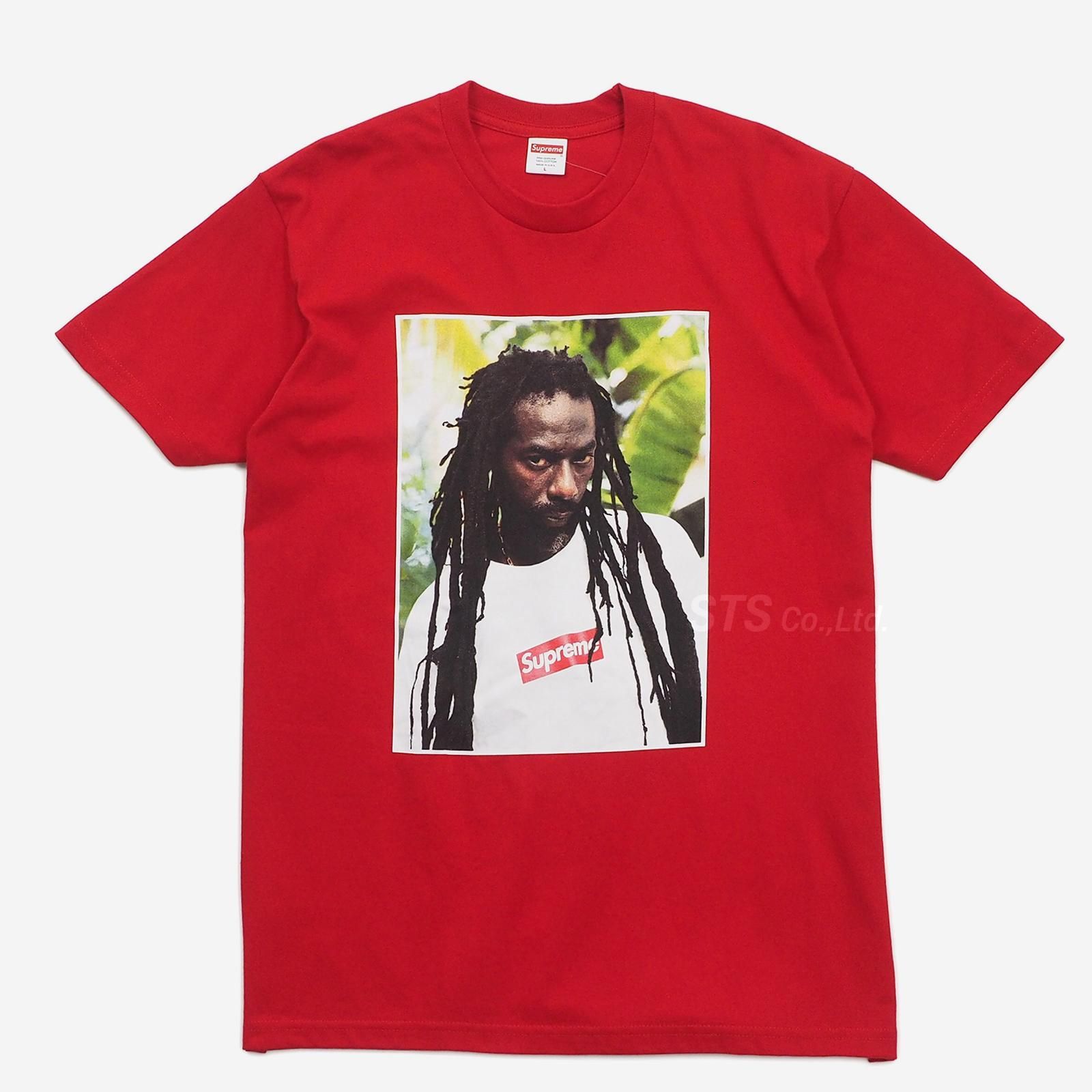 Tシャツ/カットソー(半袖/袖なし)送込! L! Supreme Buju Banton Tee 黒 week18