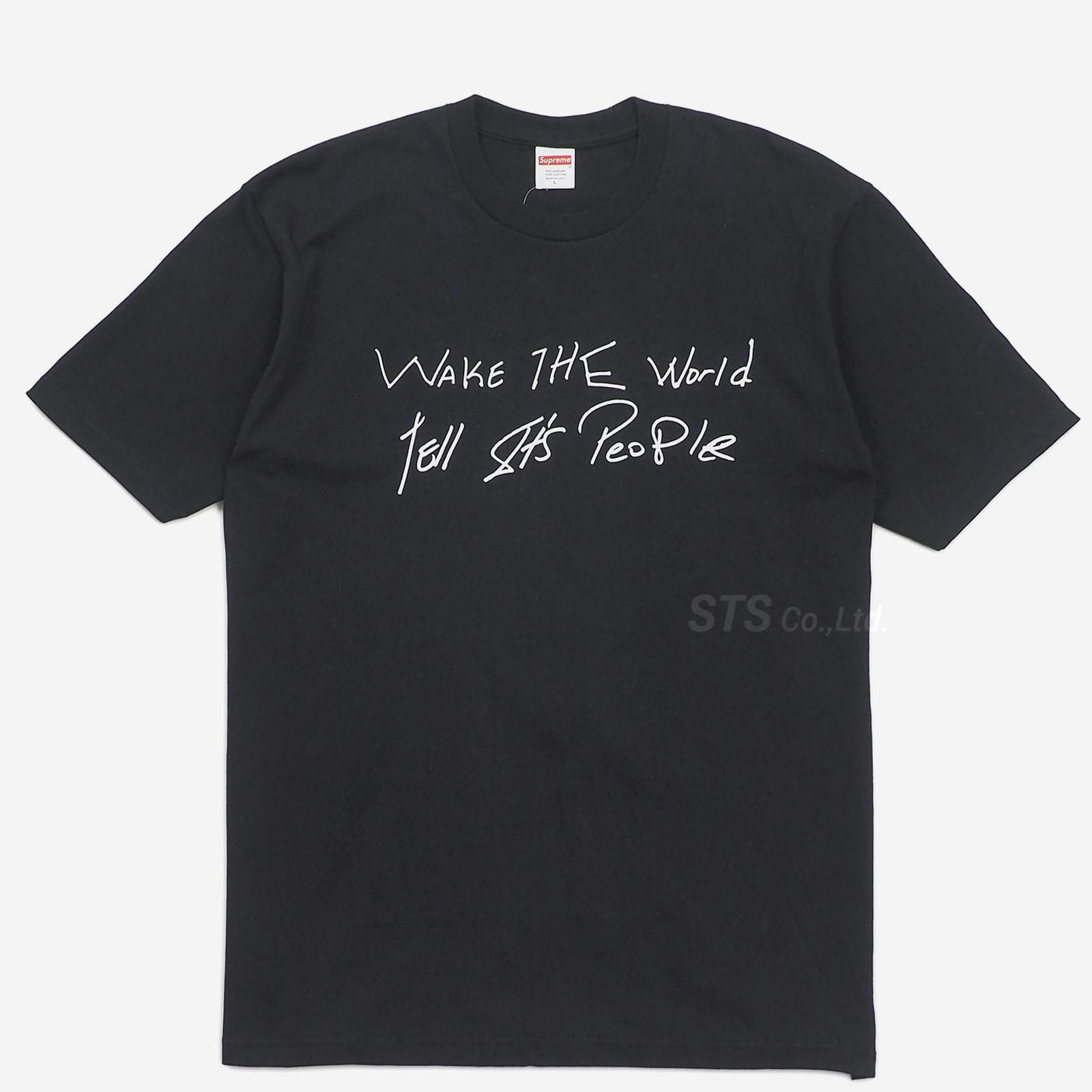 Supreme Buju Banton Wake The World Tee | hartwellspremium.com