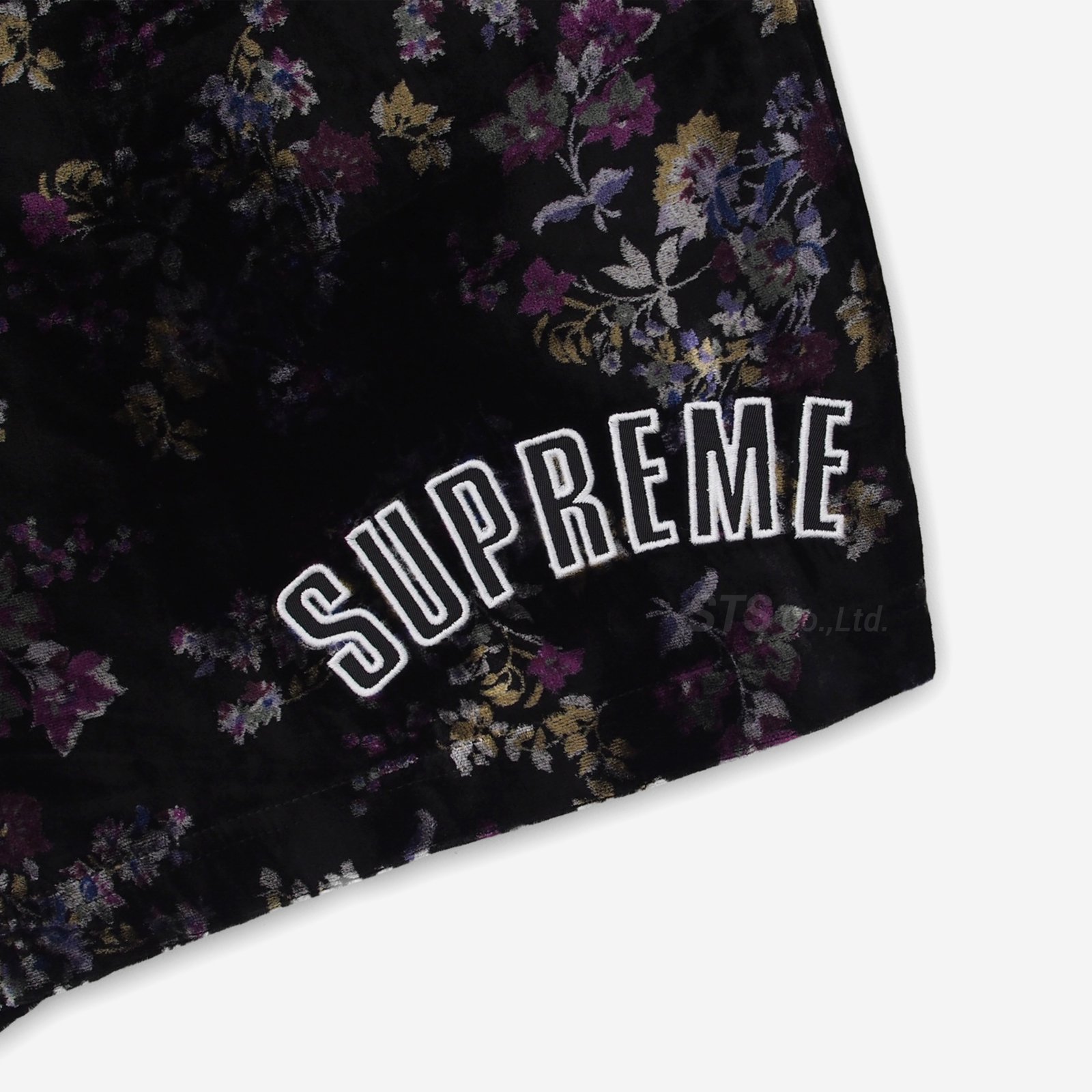 Supreme - Floral Velour Short - ParkSIDER