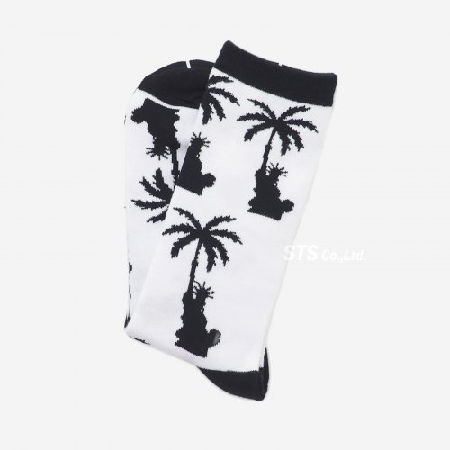 Paradis3 - Liberty Palm Crew Socks
