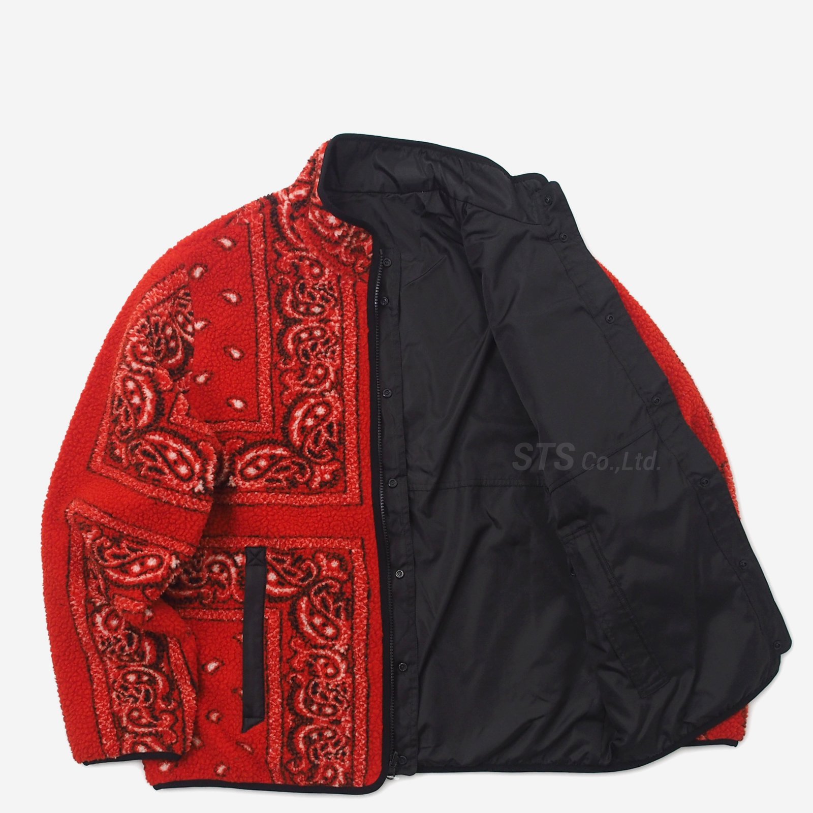 Supreme - Reversible Bandana Fleece Jacket - ParkSIDER