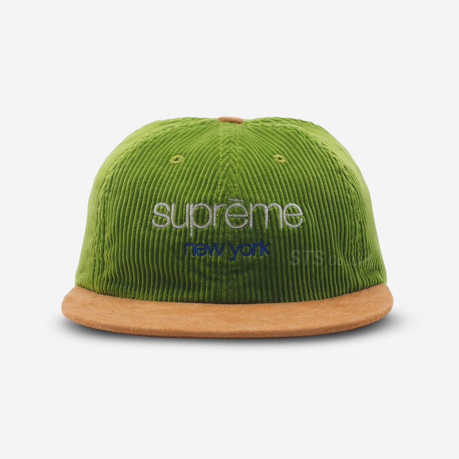 Supreme - Classic Logo Corduroy 6-Panel - ParkSIDER