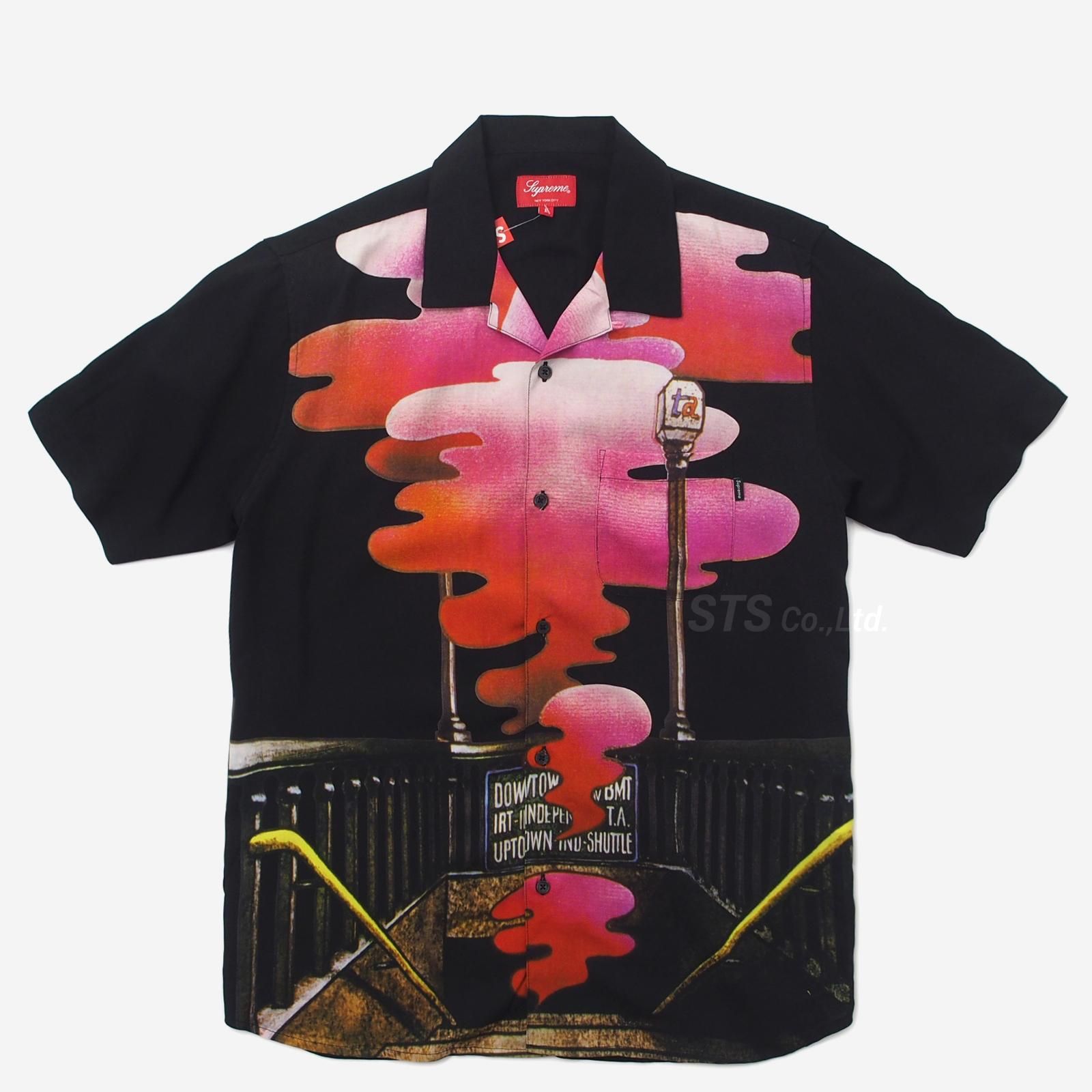 supreme 2019AW rayon shirt