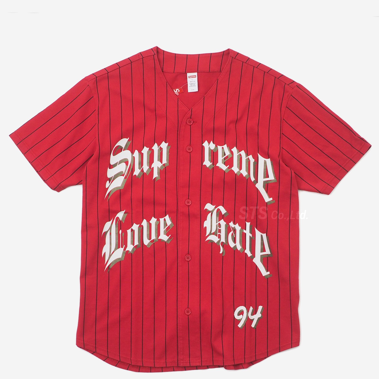 イージー【L】 Love Hate Baseball Jersey
