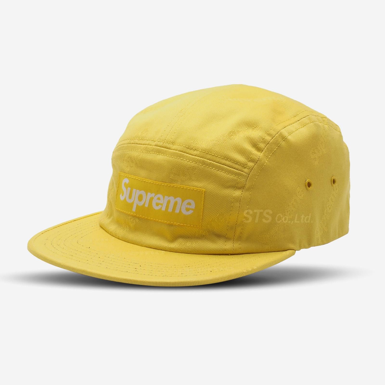 Supreme Jacquard Logos Twill Camp Cap