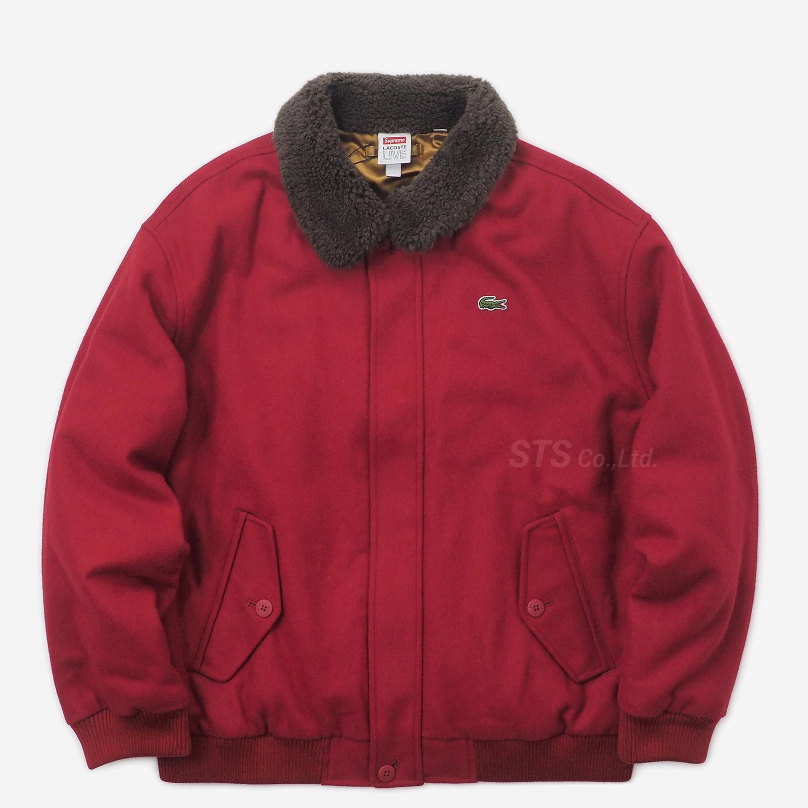 Supreme lacoste ウールボンバージャケットXL | labiela.com