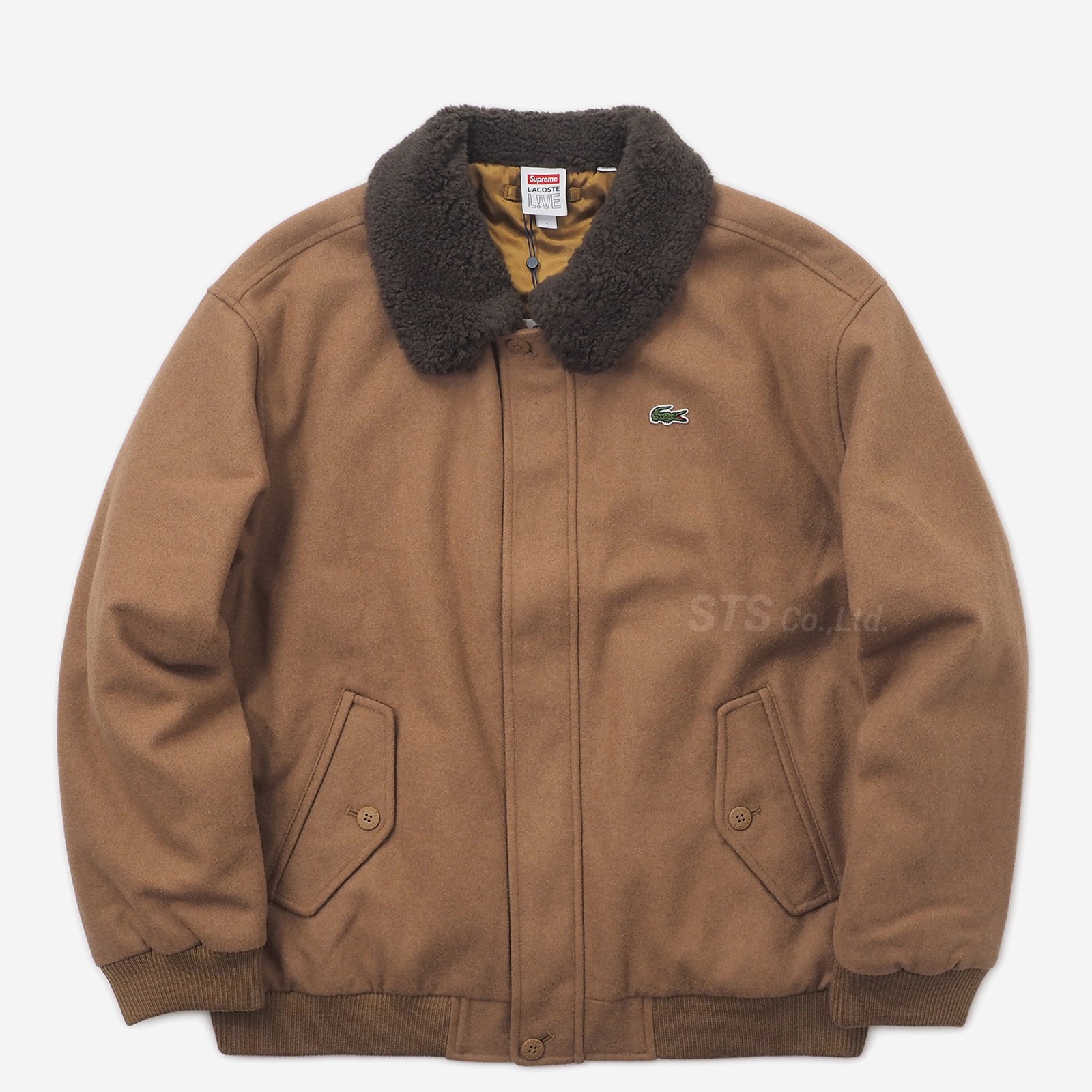 Supreme/LACOSTE Wool Bomber Jacket - ParkSIDER