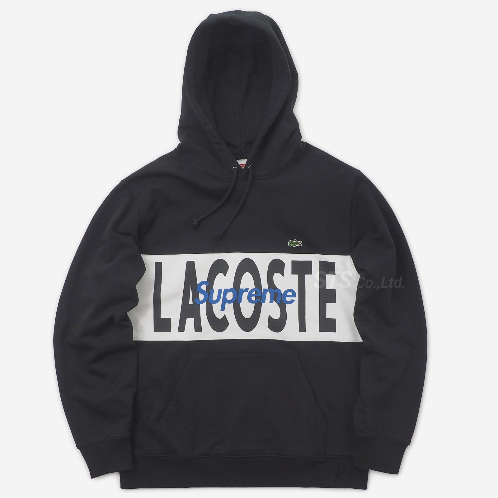 Supreme/LACOSTE Logo Panel Hooded Sweatshirt - ParkSIDER