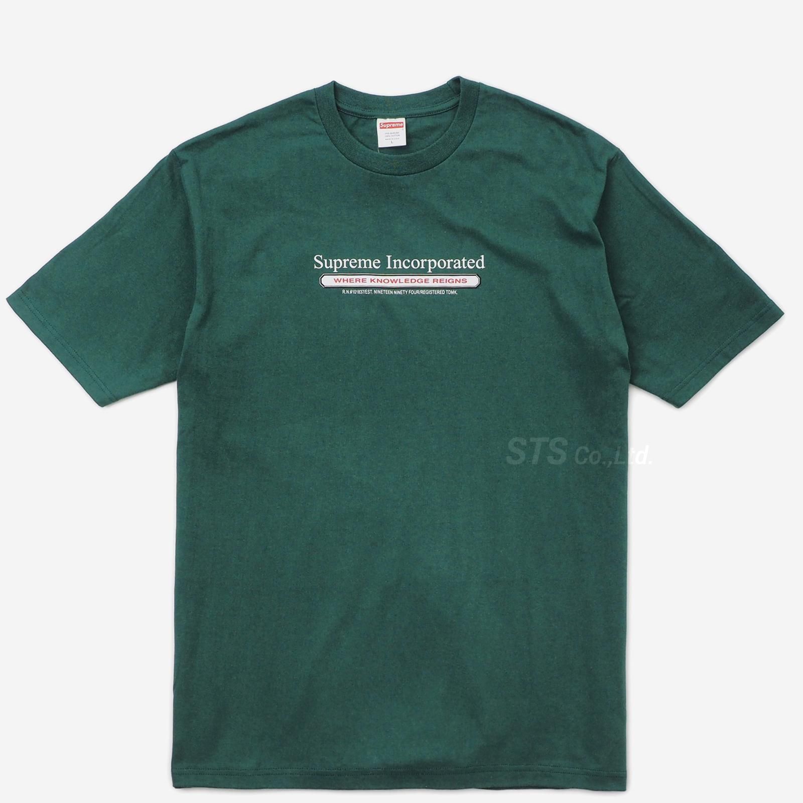 supreme Inc.Tee Incorporated blue 青　Tシャツ supreme Inc.Tee Incorporated blue 青 Tシャツ Supreme - Inc