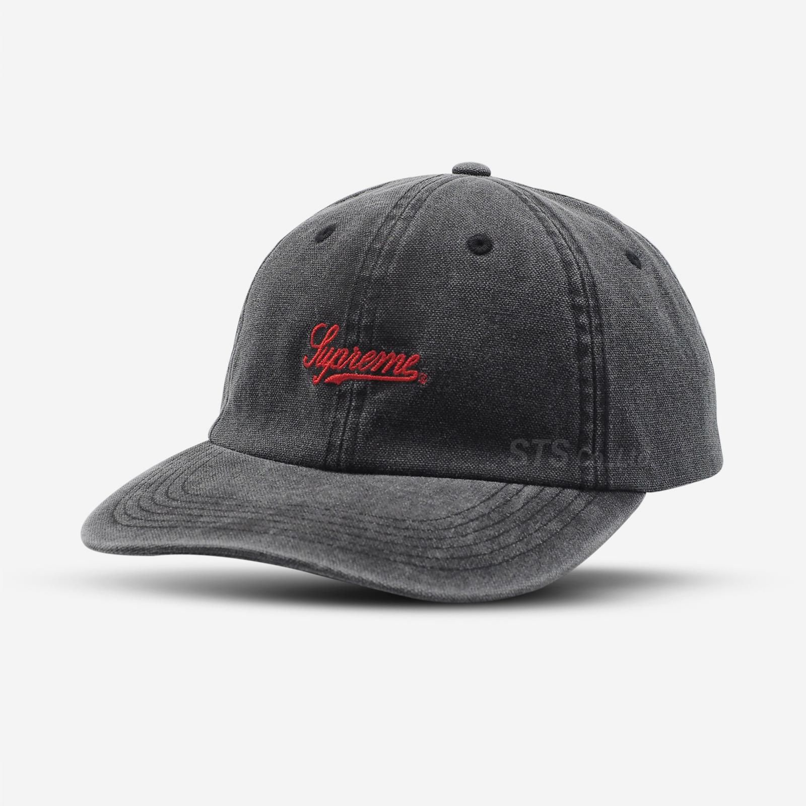 帽子 Supreme Script Logo 6-Panel cap black Supreme Pigment Print Script Logo 6-Panel (FW20) - $48