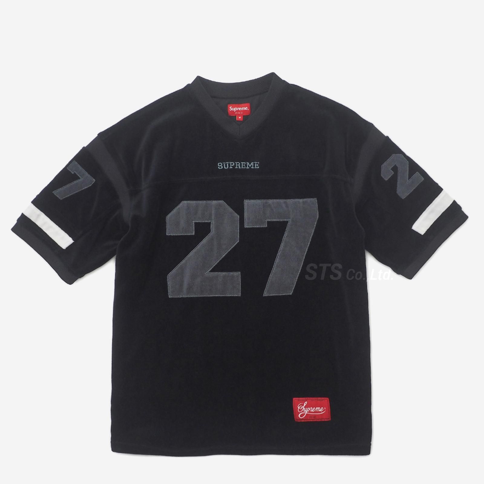 速くおよび自由な シュプリーム Supreme Velour Football Jersey M