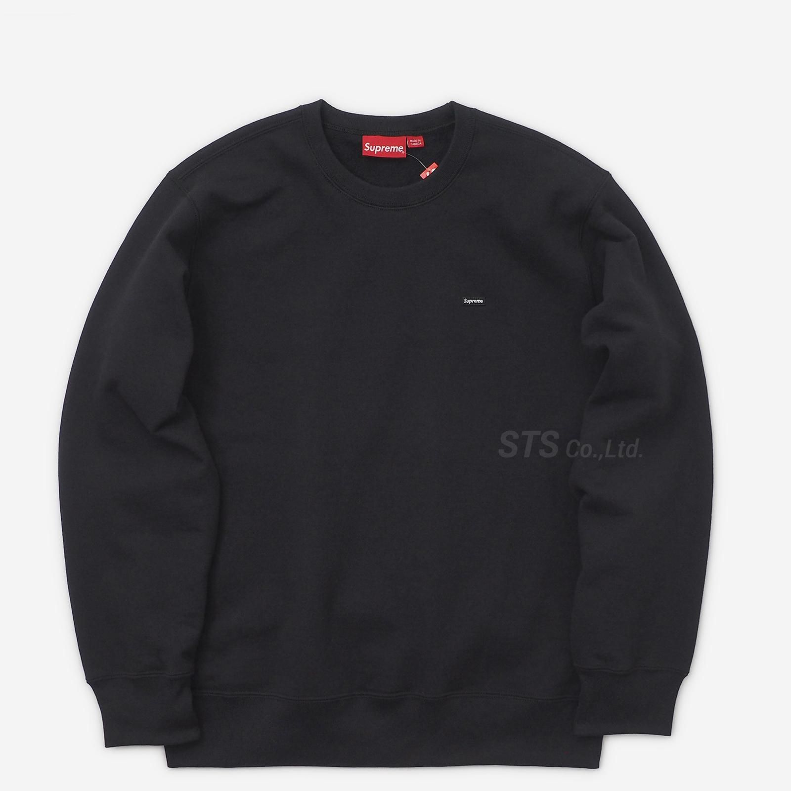 supreme small box crewneck ブラック S 2019fw